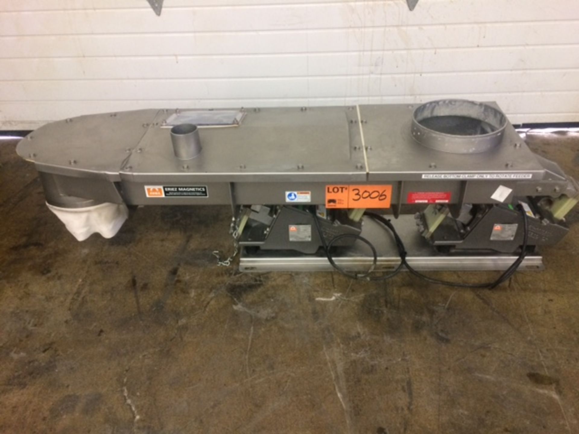 ERIEZ 46C MAGNETIC OSCILLATING CONVEYORS S/N 230728-3