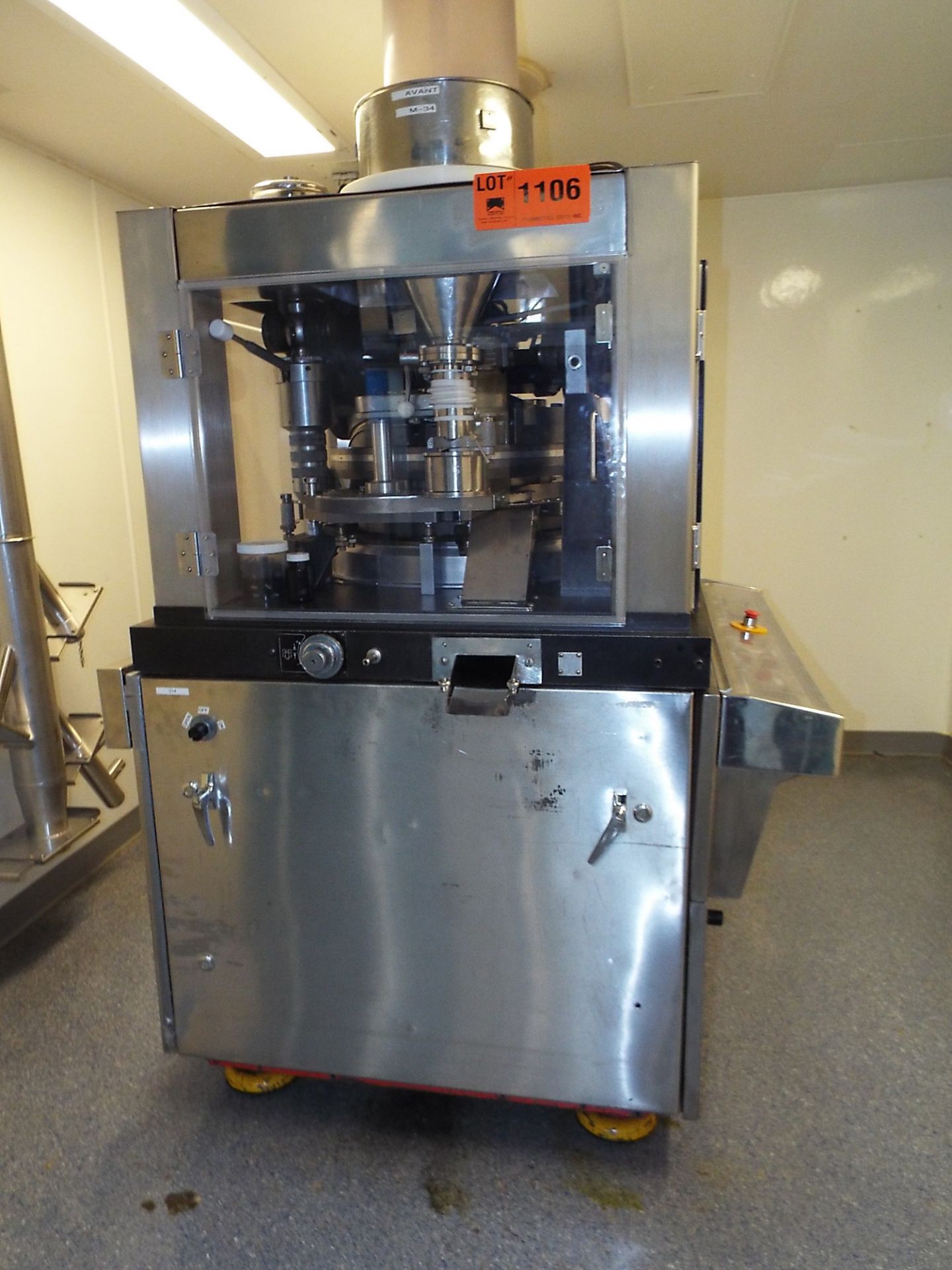 MANESTY ROTAPRESS MKII A 37 STATION AUTOMATIC TABLET PRESS WITH RETROFIT SIEMENS LOGO ITD PLC