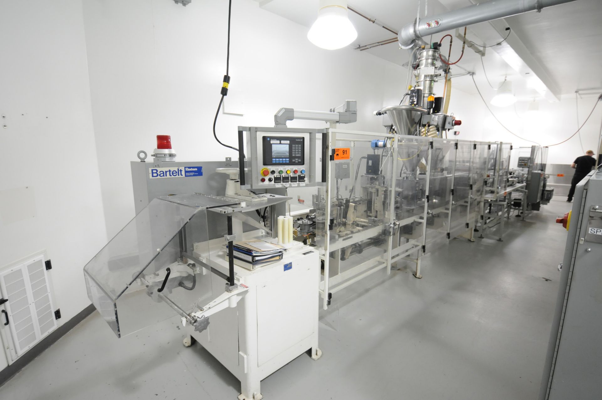 BARTELT IM 914B 2-AUGER HORIZONTAL SOLID DOSE POUCH FILLER WITH (OEM RETROFIT 2006 - DS SERVO