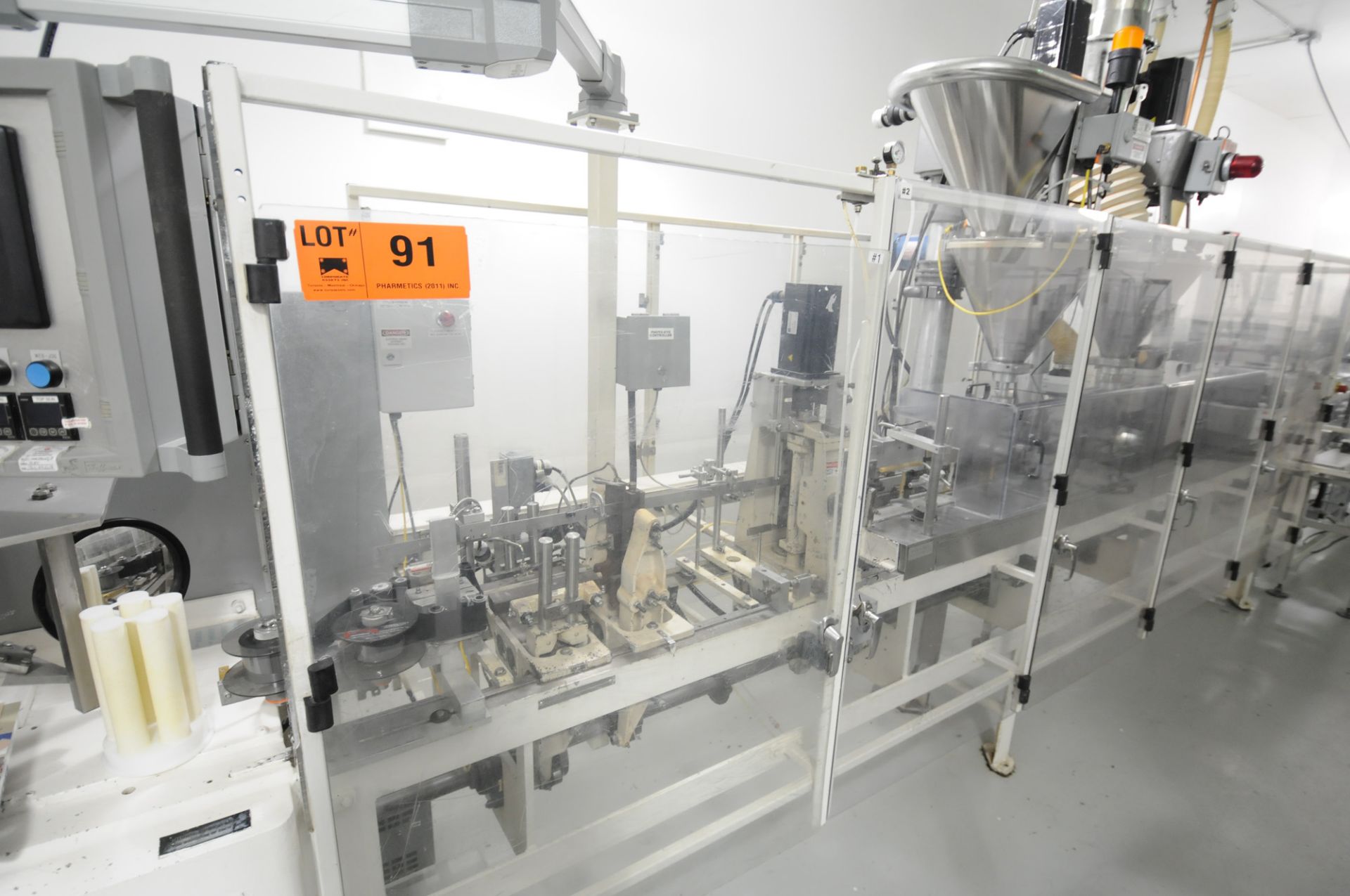 BARTELT IM 914B 2-AUGER HORIZONTAL SOLID DOSE POUCH FILLER WITH (OEM RETROFIT 2006 - DS SERVO - Image 15 of 19