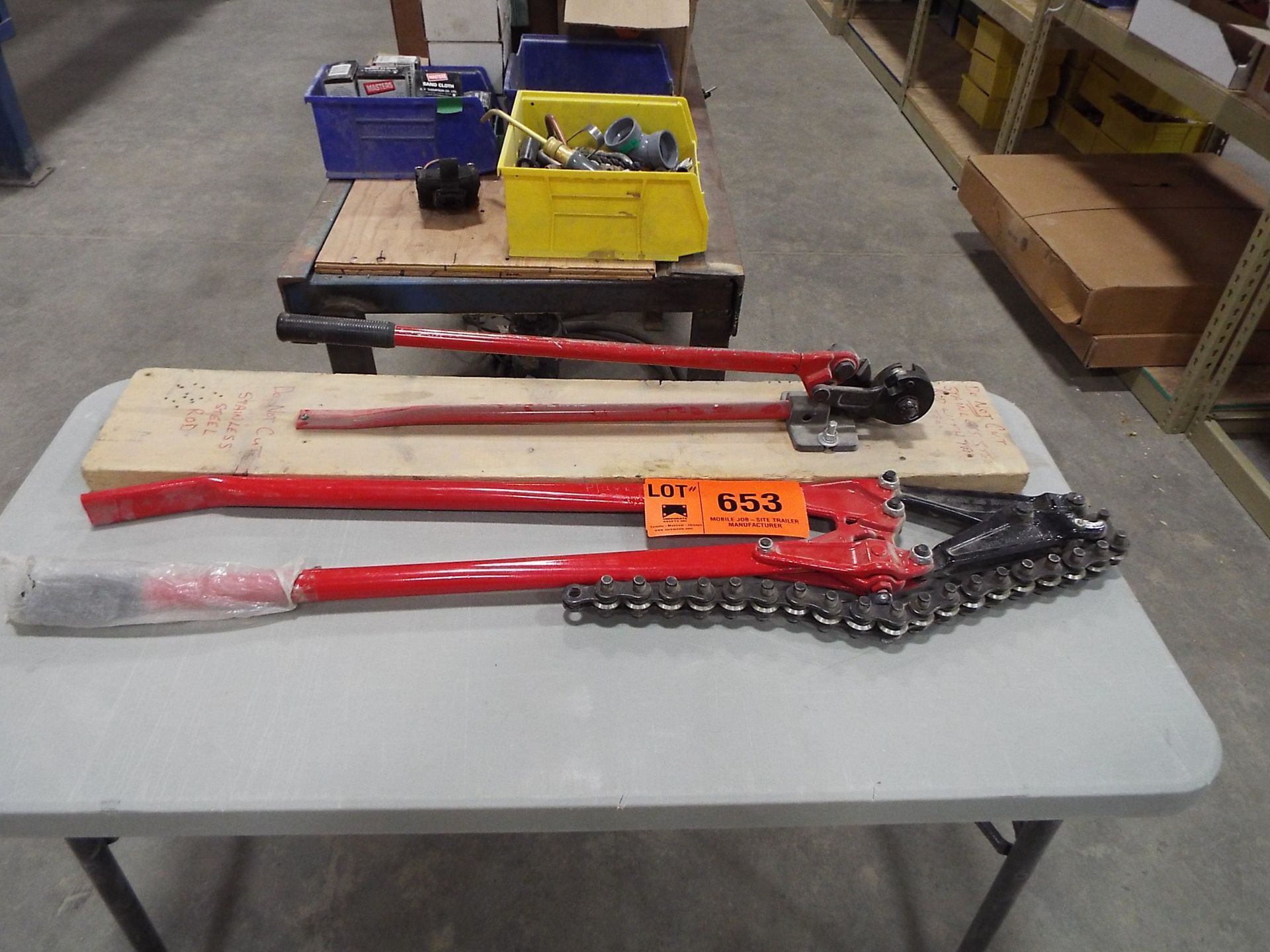 LOT/ CHAIN TYPE PIPE CUTTERS