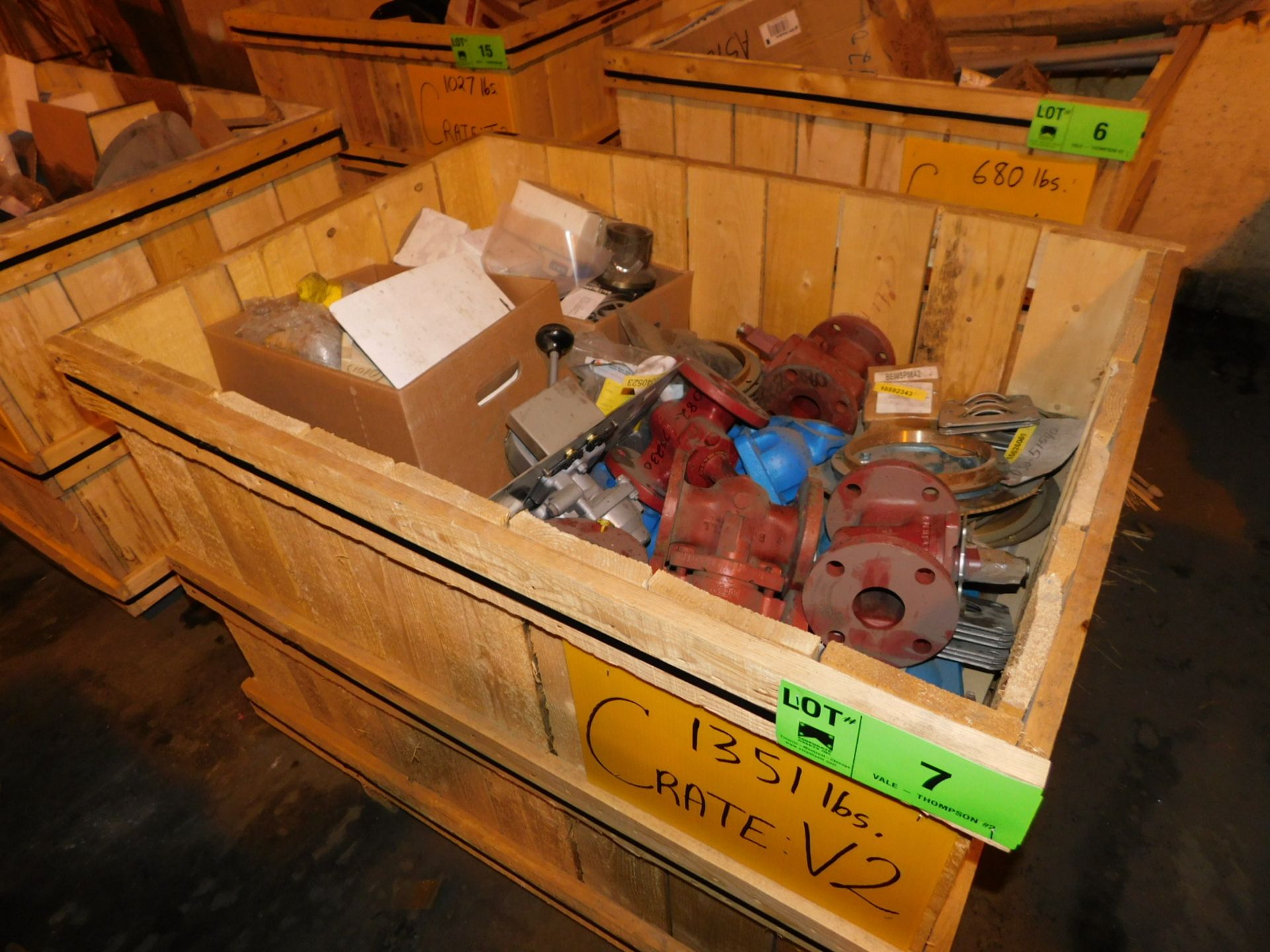 LOT/ CONTENTS OF CRATE INCLUDING GEAR SHAFTS, GASKETS, RODS, BEARINGS, SEALS, O-RINGS, SLEEVES,