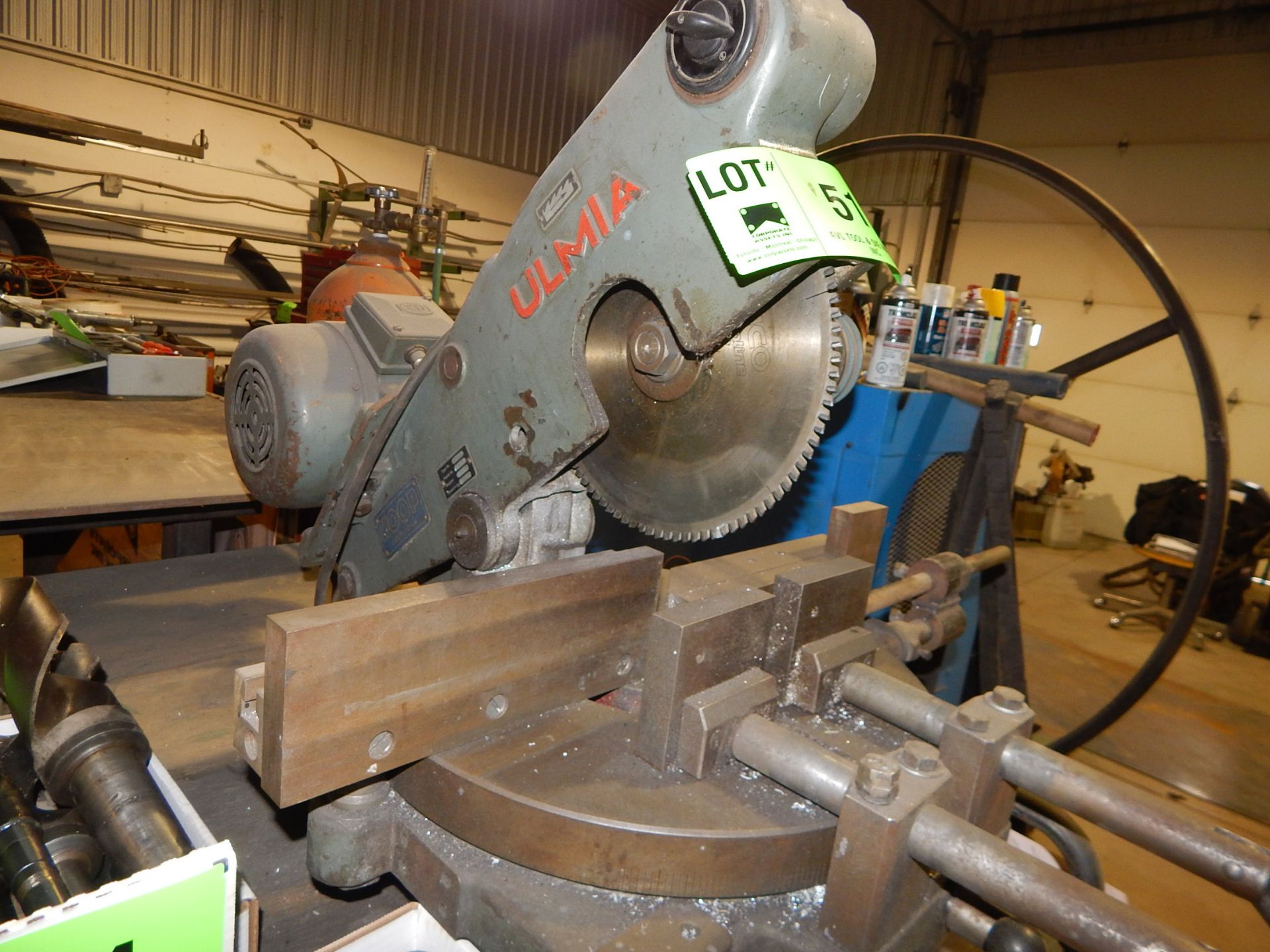 ULMIA BENCH TYPE COLD CUT SAW WITH 12" BLADE S/N: N/A - Image 2 of 2