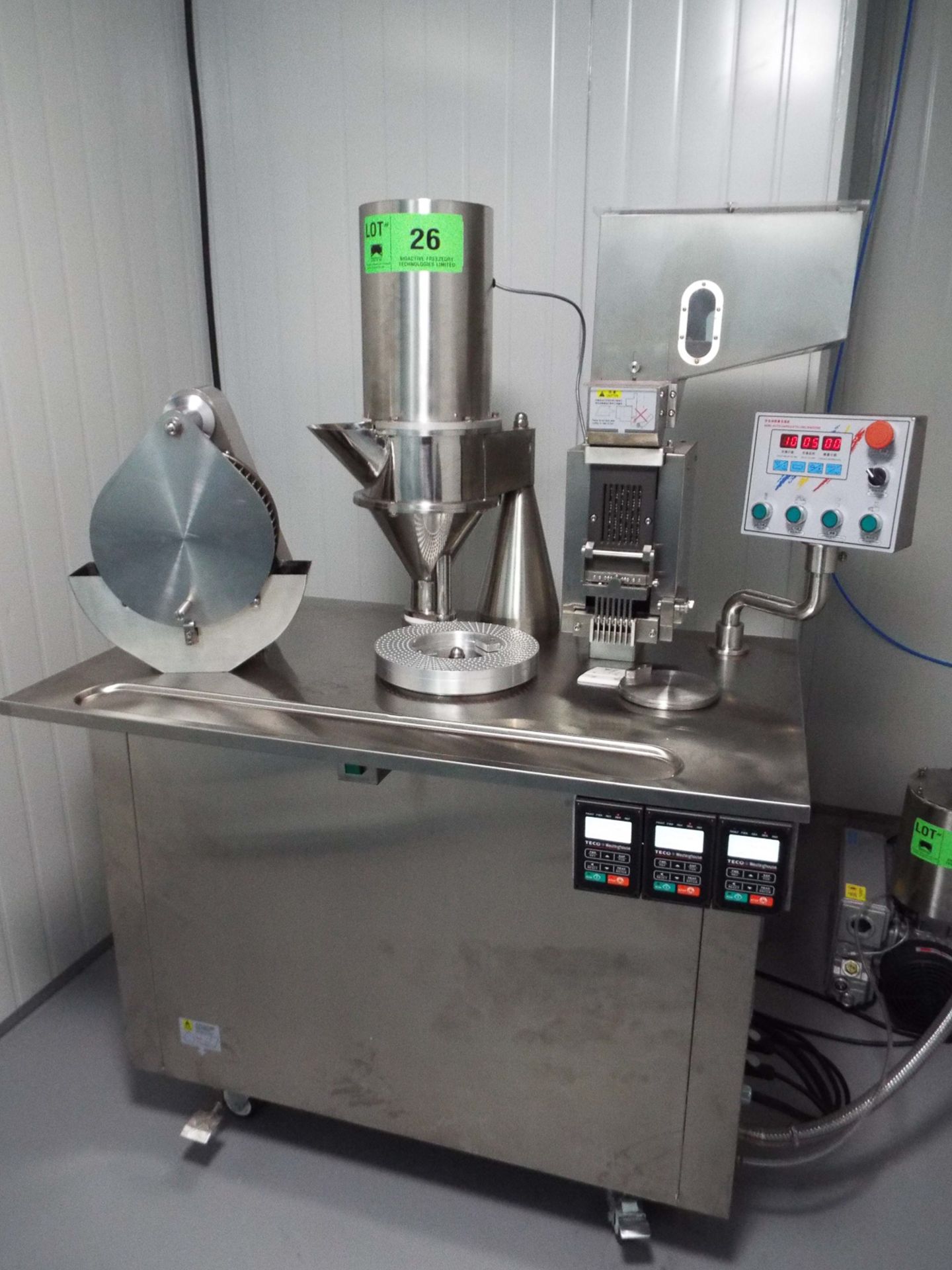 MINSHENG (2017) DTJ-C SEMI-AUTOMATIC STAINLESS STEEL CAPSULE FILLING MACHINE WITH 10,000 - 25,000