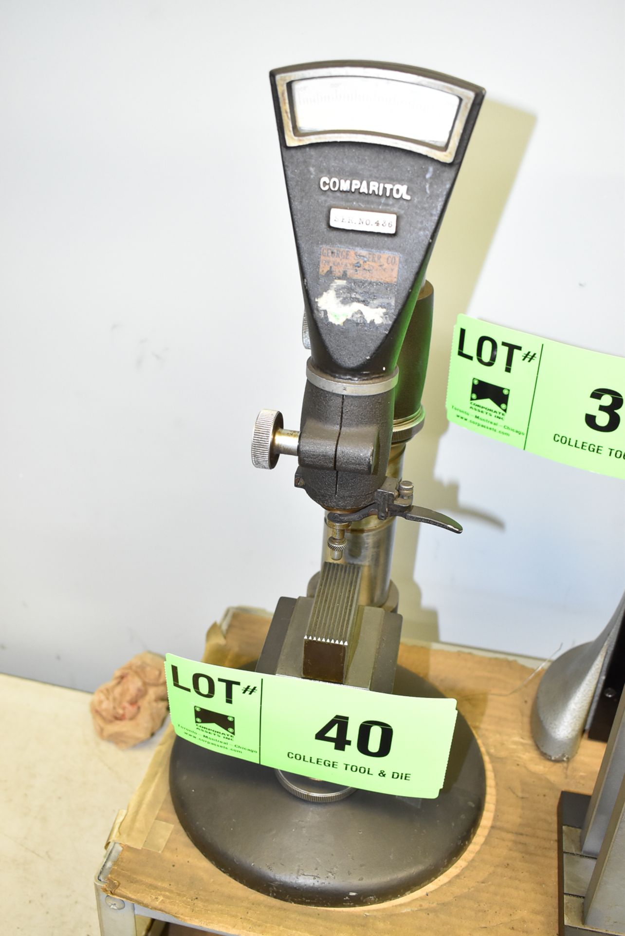 COMPARITOL DIAL TYPE COMPARATOR