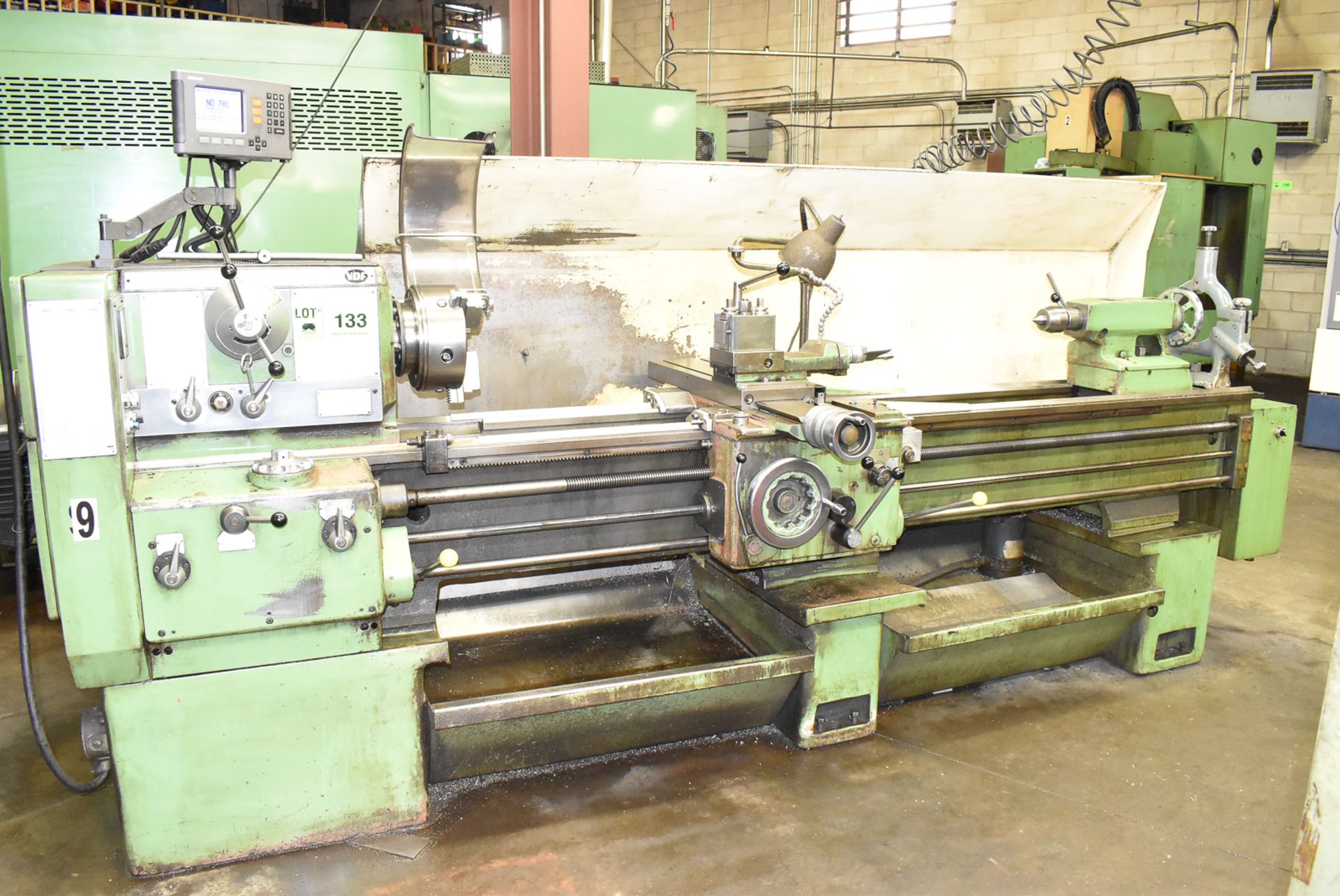 BOEHRINGER GOPPINGEN VDF ENGINE LATHE WITH 20" SWING OVER BED, 70" BETWEEN CENTERS, 2.5" SPINDLE - Image 2 of 8