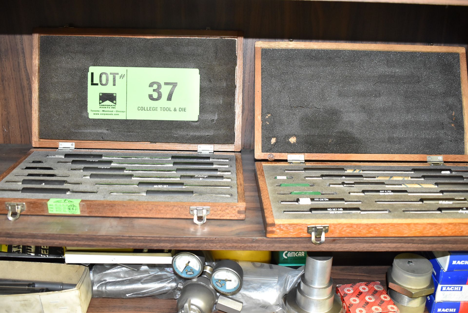 LOT/ MITUTOYO MICROMETER STANDARDS