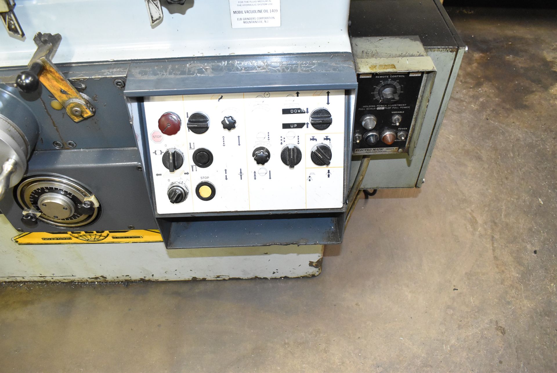 ELB SCHLIFF SW6VAI-Z PRECISION HYDRAULIC SURFACE GRINDER WITH 12"X36" TABLE, NEUTROFIER 14"X24" - Image 4 of 5