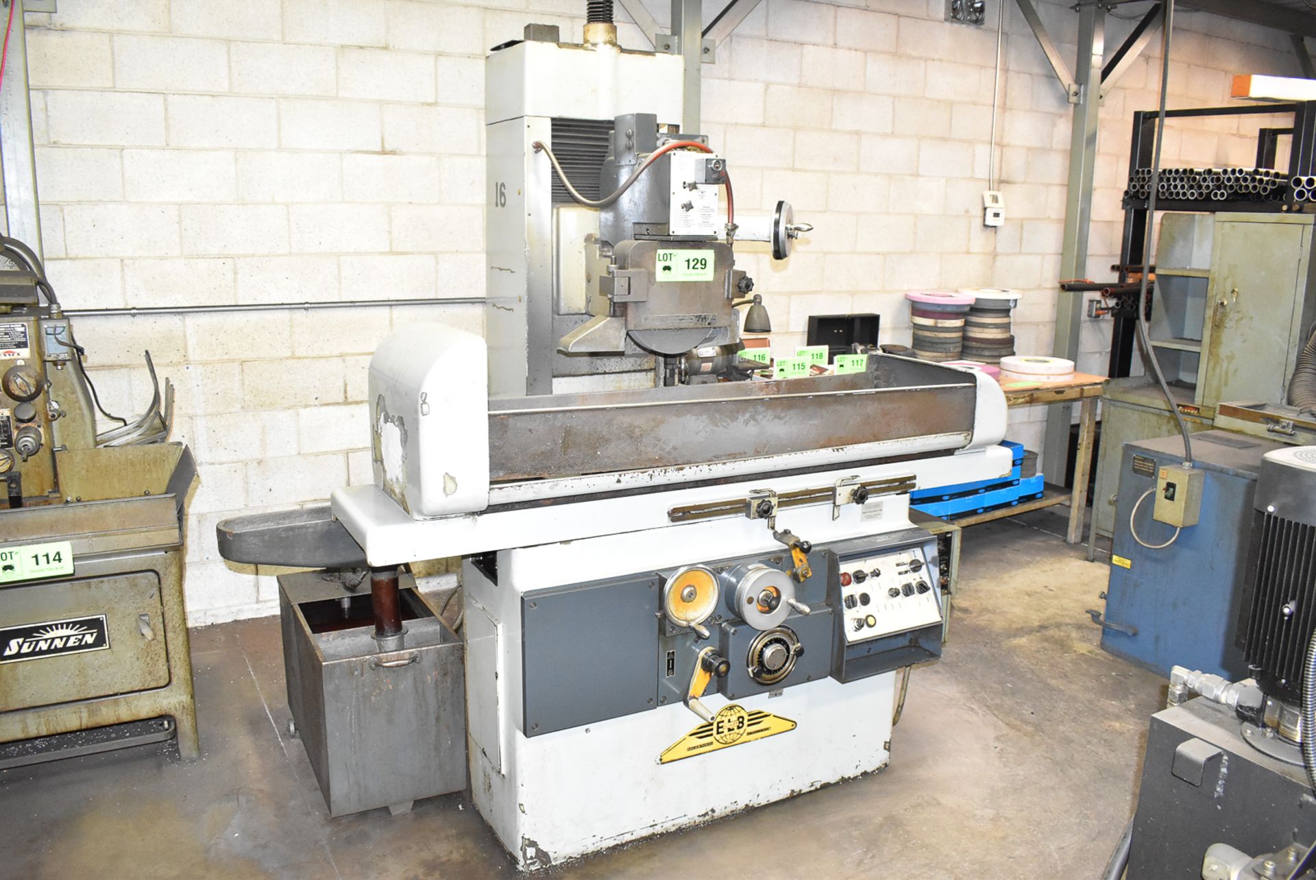 ELB SCHLIFF SW6VAI-Z PRECISION HYDRAULIC SURFACE GRINDER WITH 12"X36" TABLE, NEUTROFIER 14"X24" - Image 3 of 5