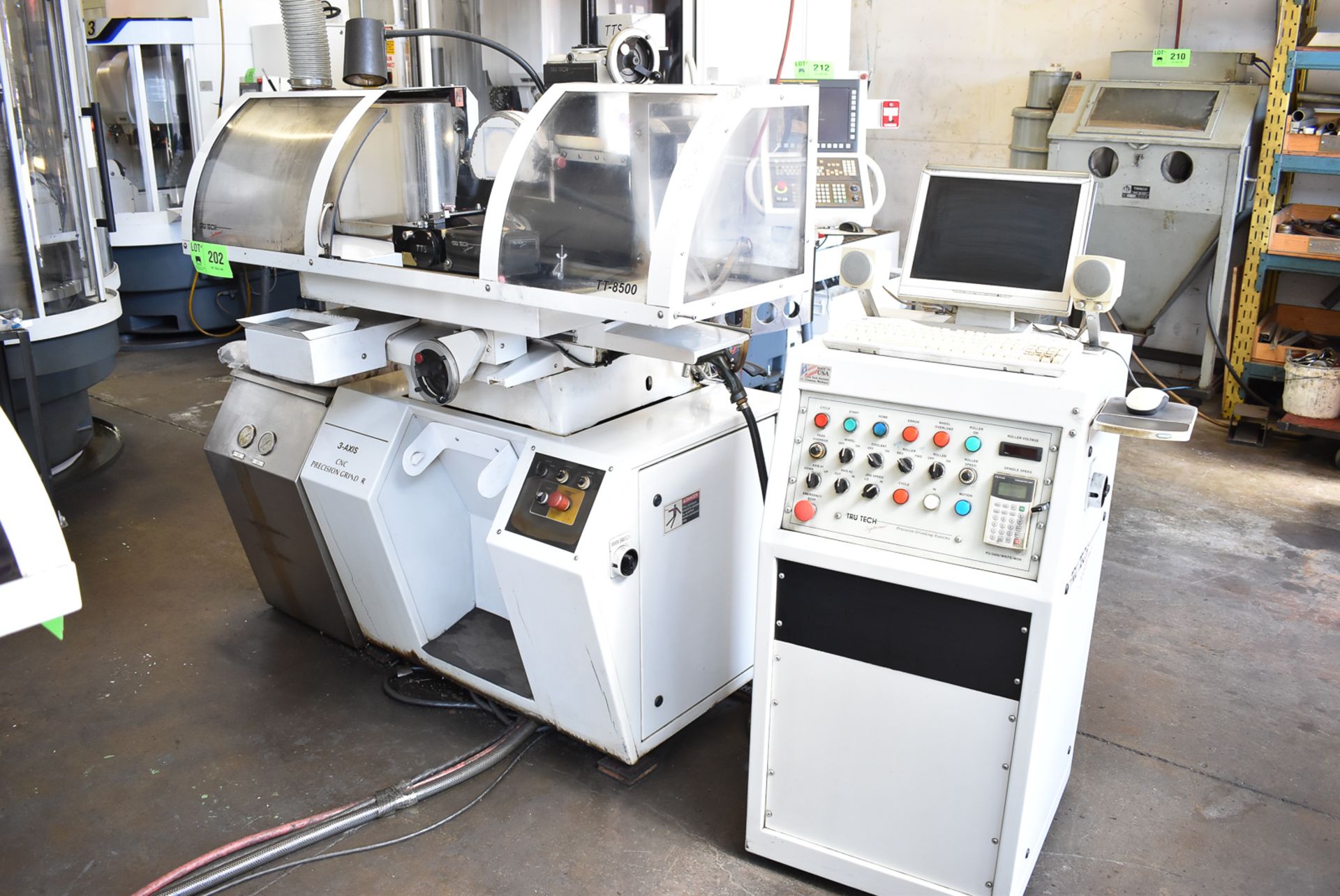 TRUTECH (PURCHASED NEW IN 2002 $110K USD) TT-8500 3-AXIS CNC PRECISION GRINDER WITH TRU DELTA V4.6.8