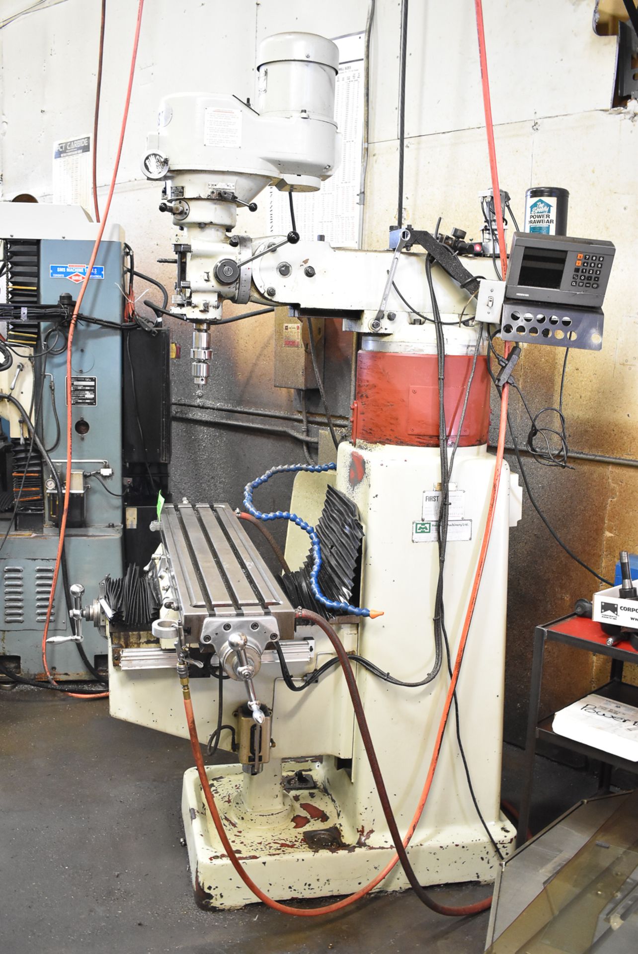 FIRST LC-185VS VERTICAL TURRET MILLING MACHINE WITH 10"X50" TABLE, SPEEDS TO 4500RPM, 3HP SPINDLE - Image 2 of 2