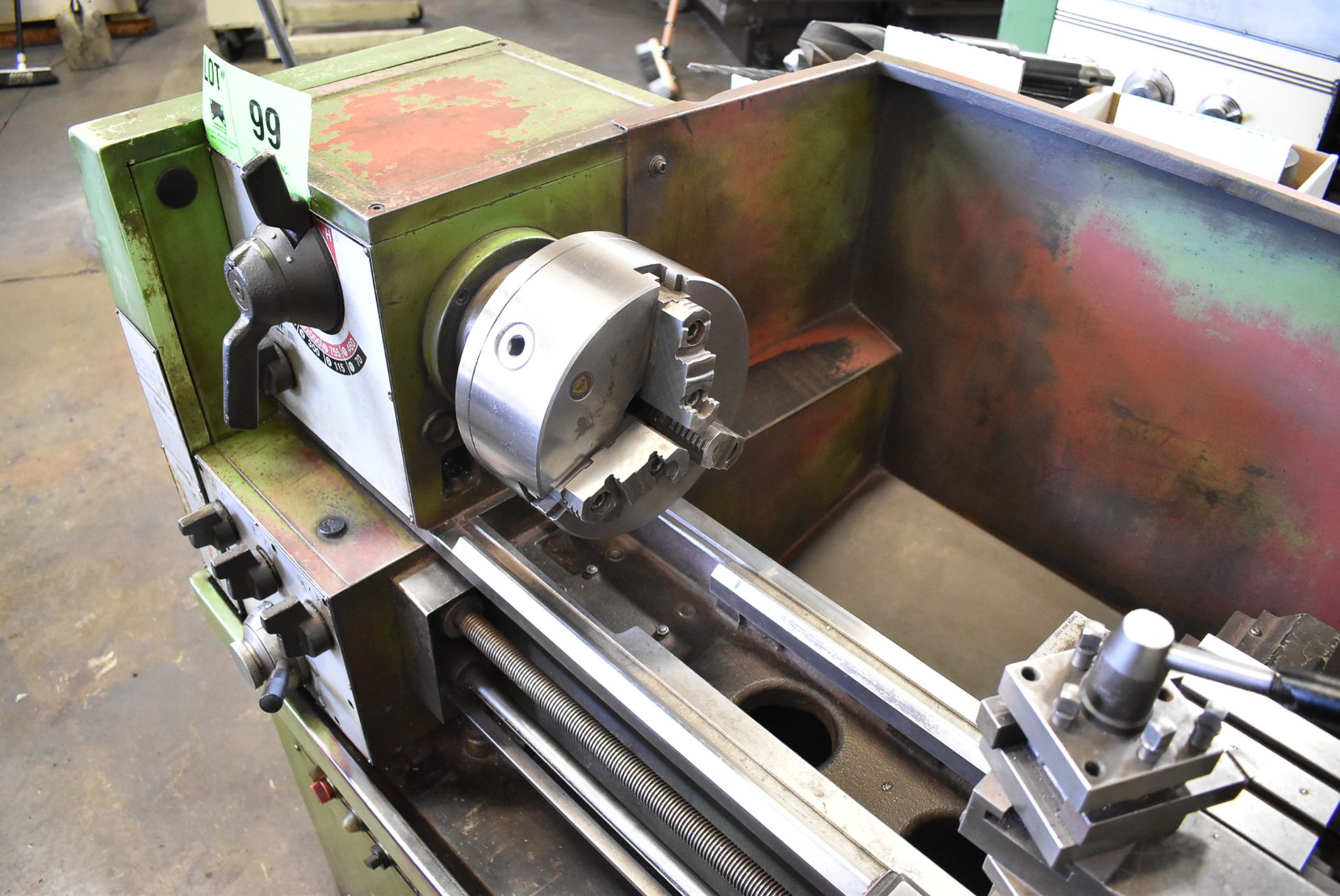 CML 134-0GHE GAP BED ENGINE LATHE WITH 13" SWING OVER BED, 17" SWING IN THE GAP, 38.5" BETWEEN - Image 2 of 3