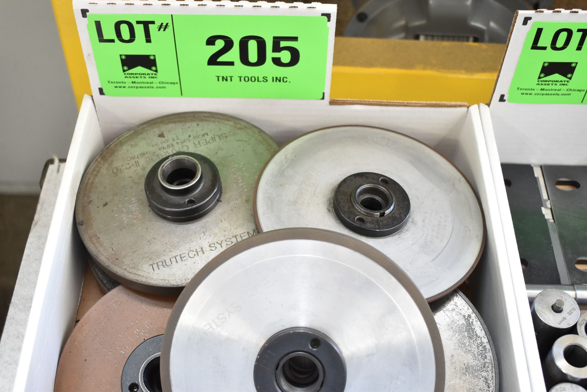 LOT/ SPARE GRINDING WHEELS