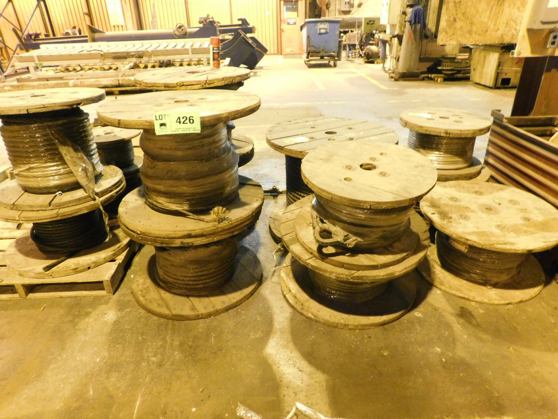 LOT/ SPOOLS OF WIRE CABLE (BLDG 1)