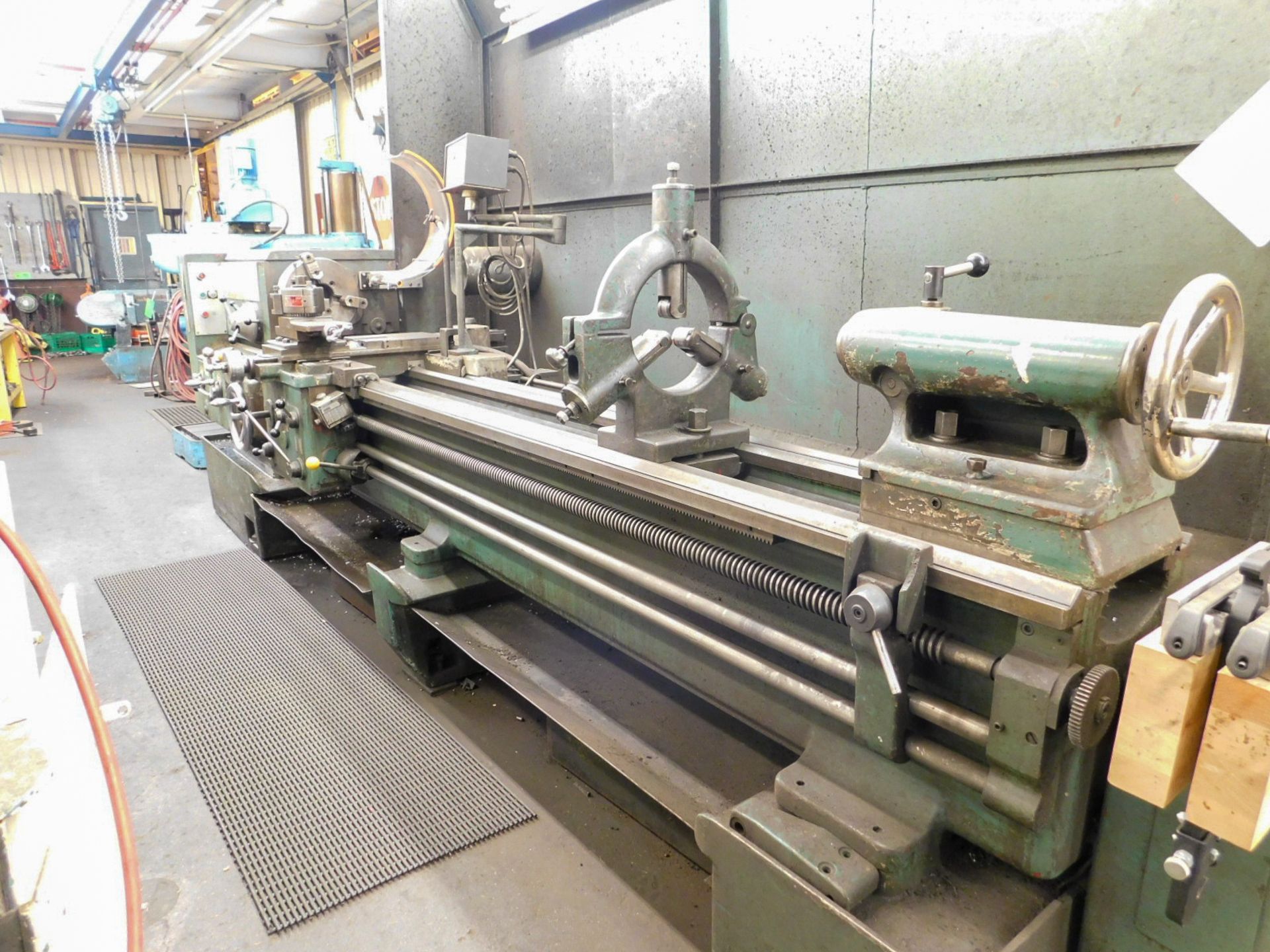 VDF ENGINE LATHE WITH 20" SWING, 106" CENTERS, 35-1800 RPM, 2.5" SPINDLE BORE, TAPER TURNING, INCH/ - Image 2 of 2