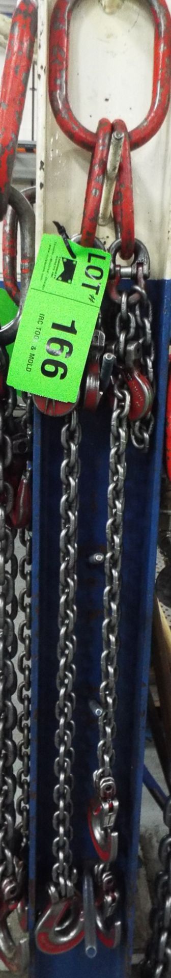 4 POINT LIFTING CHAIN WITH 5,200 LB. MAX. CAPACITY