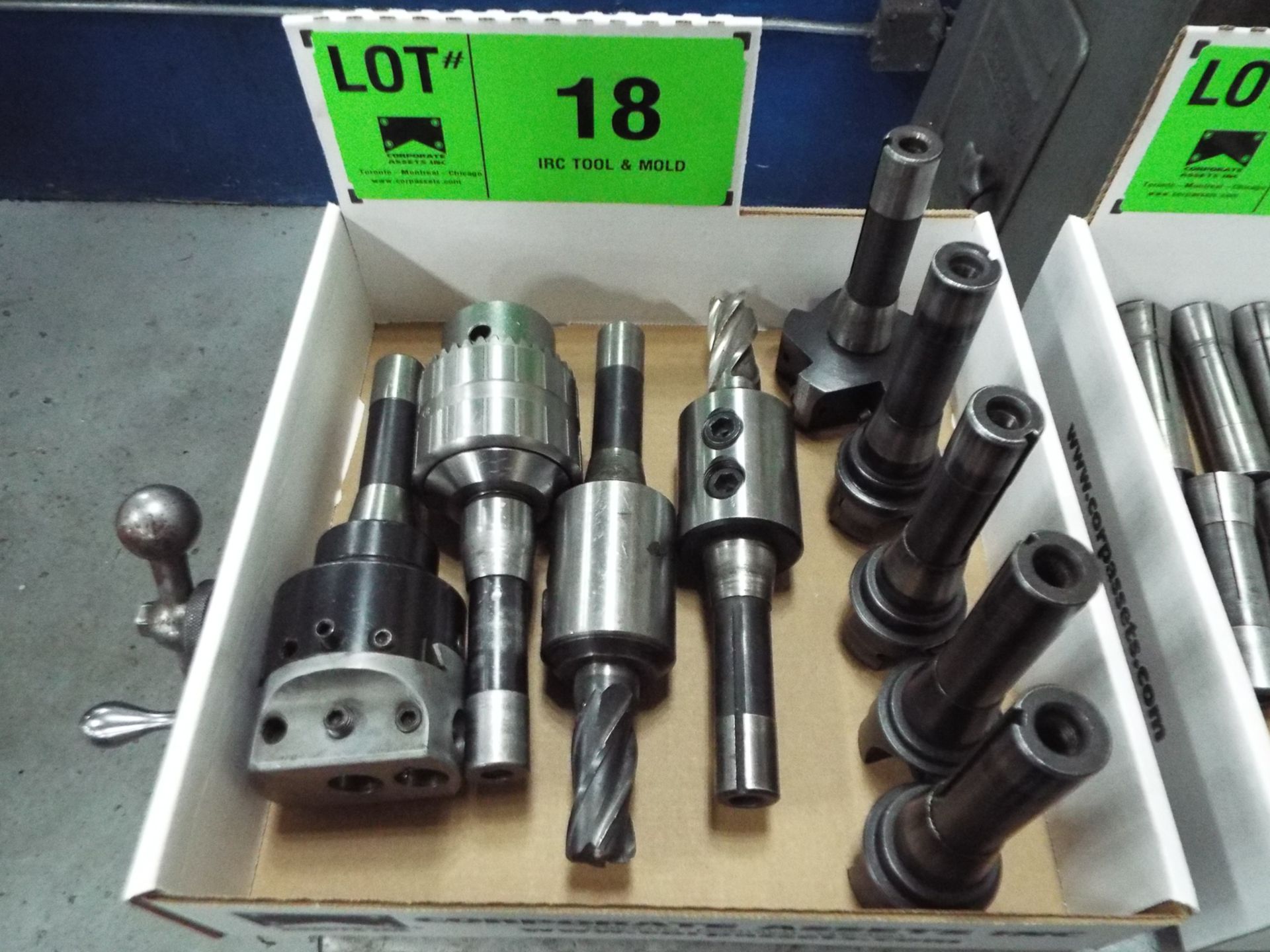 LOT/ MILL TOOLING - OFFSET BORING HEAD, TOOL HOLDERS, DRILL CHUCK, CARBIDE INSERT TOOLS