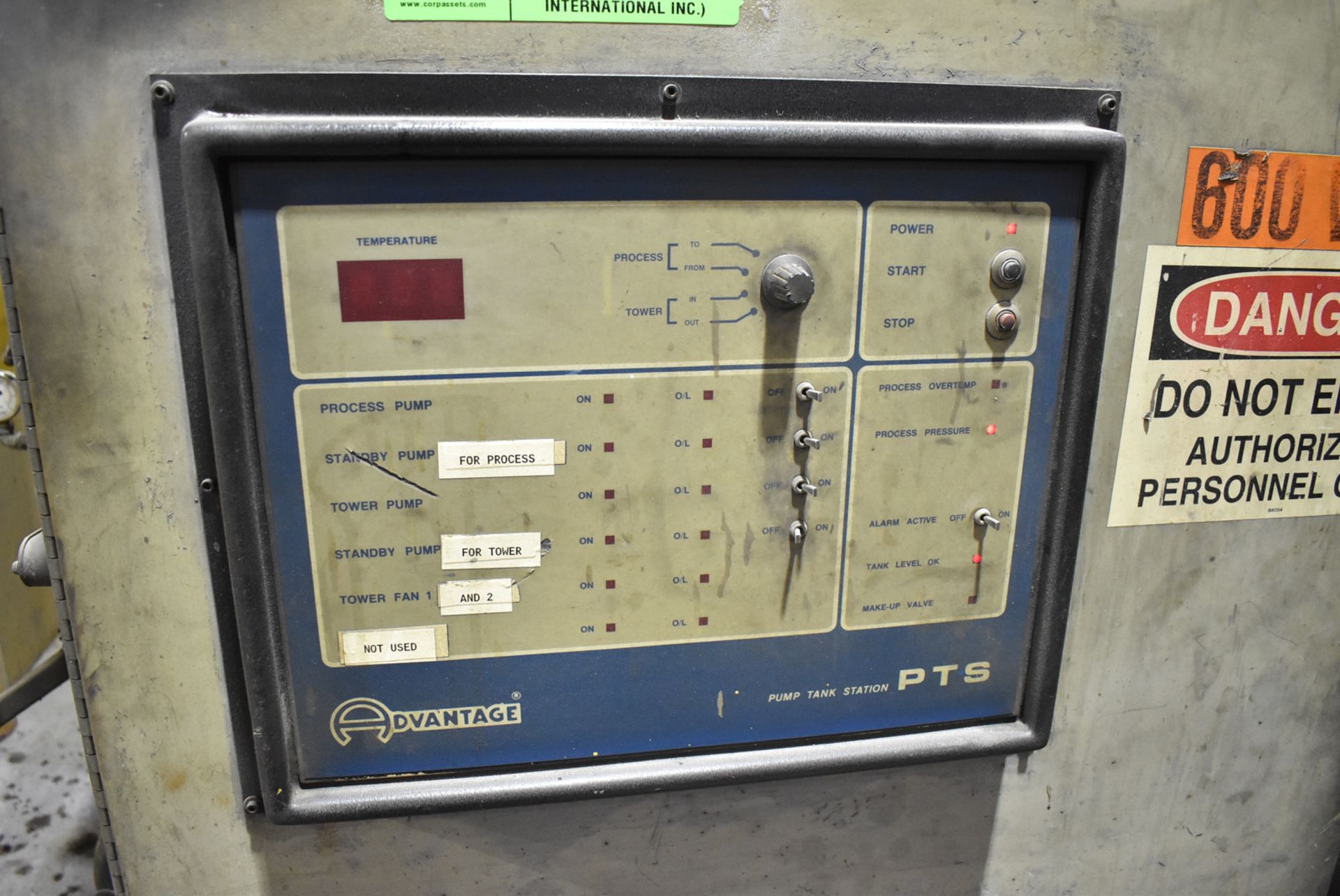 ADVANTAGE MODEL PTS WATER SYSTEM WITH 3- 15 HP PUMPS, TANK AND CONTROLS, S/N N/A (CI) - Image 2 of 5