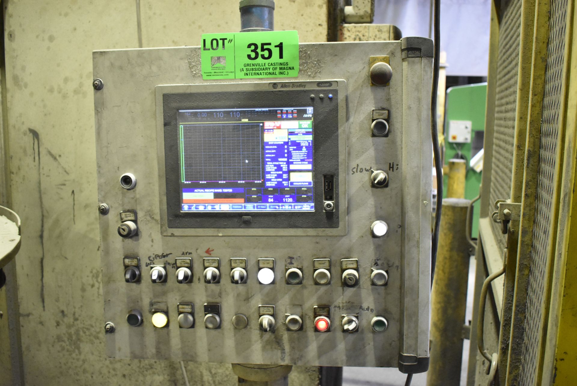 LPM (2015) BP5-650 SX LOW PRESSURE DIE CASTING MACHINES WITH ALLEN BRADLEY 1200P TOUCH SCREEN PLC - Image 5 of 10