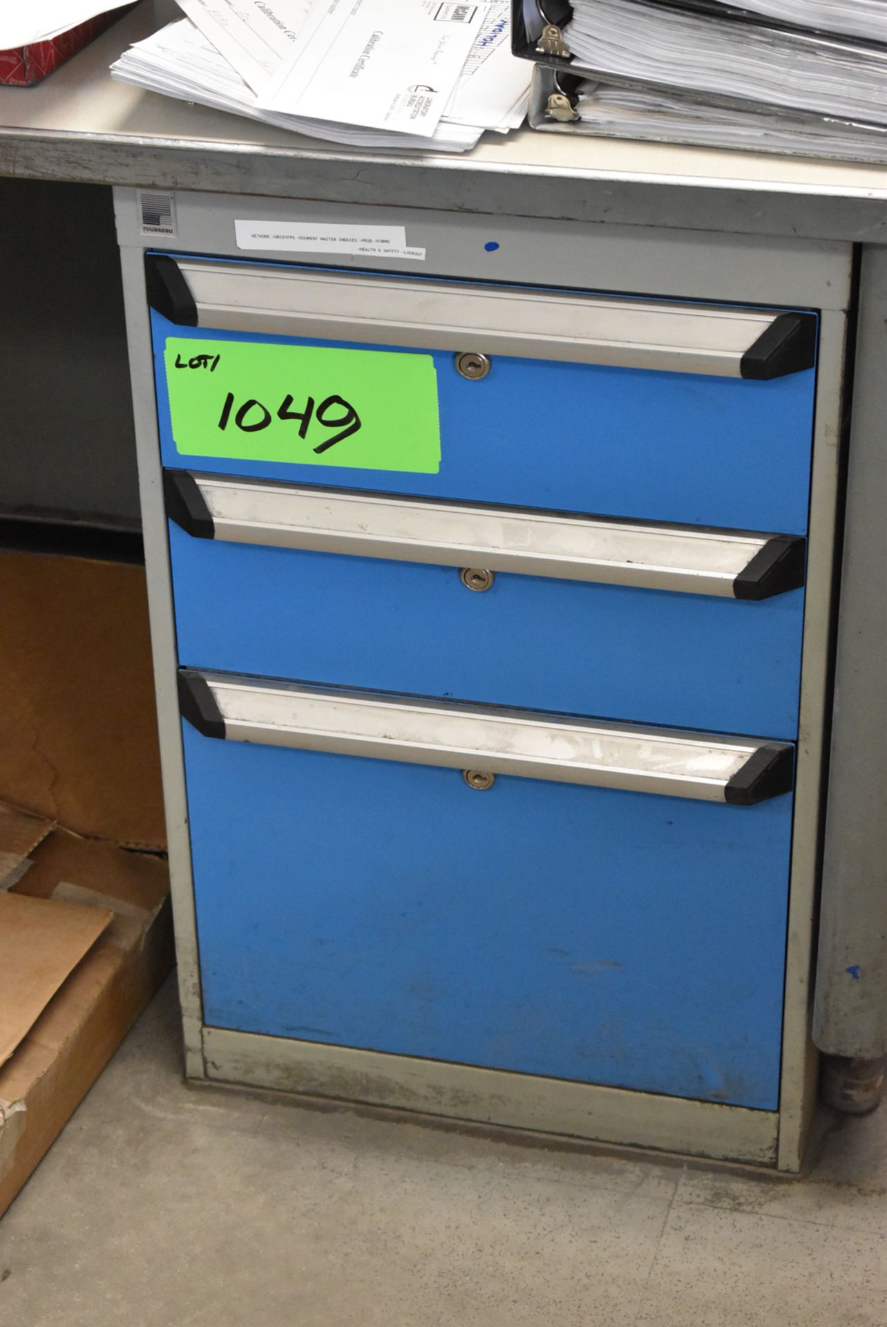 ROUSSEAU 3 DRAWER TOOL CABINET