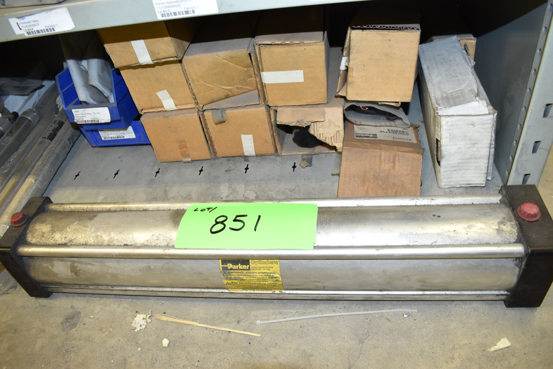 LOT/ CONTENTS OF SHELVES INCLUDING PARKER COMPONENTS, SPARE PARTS & MROs - Image 5 of 5