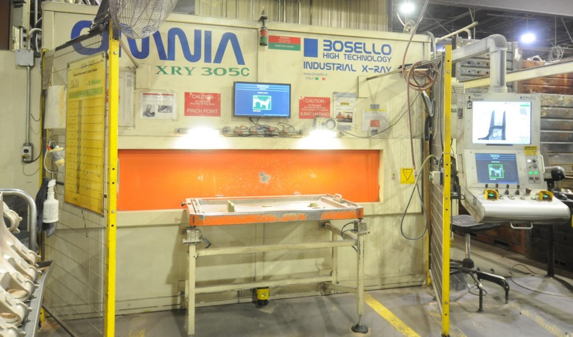 BOSELLO (2014) OMNIA 160/100 INDUSTRIAL X-RAY INSPECTION MACHINE WITH BHT PC BASED CONTROL AND