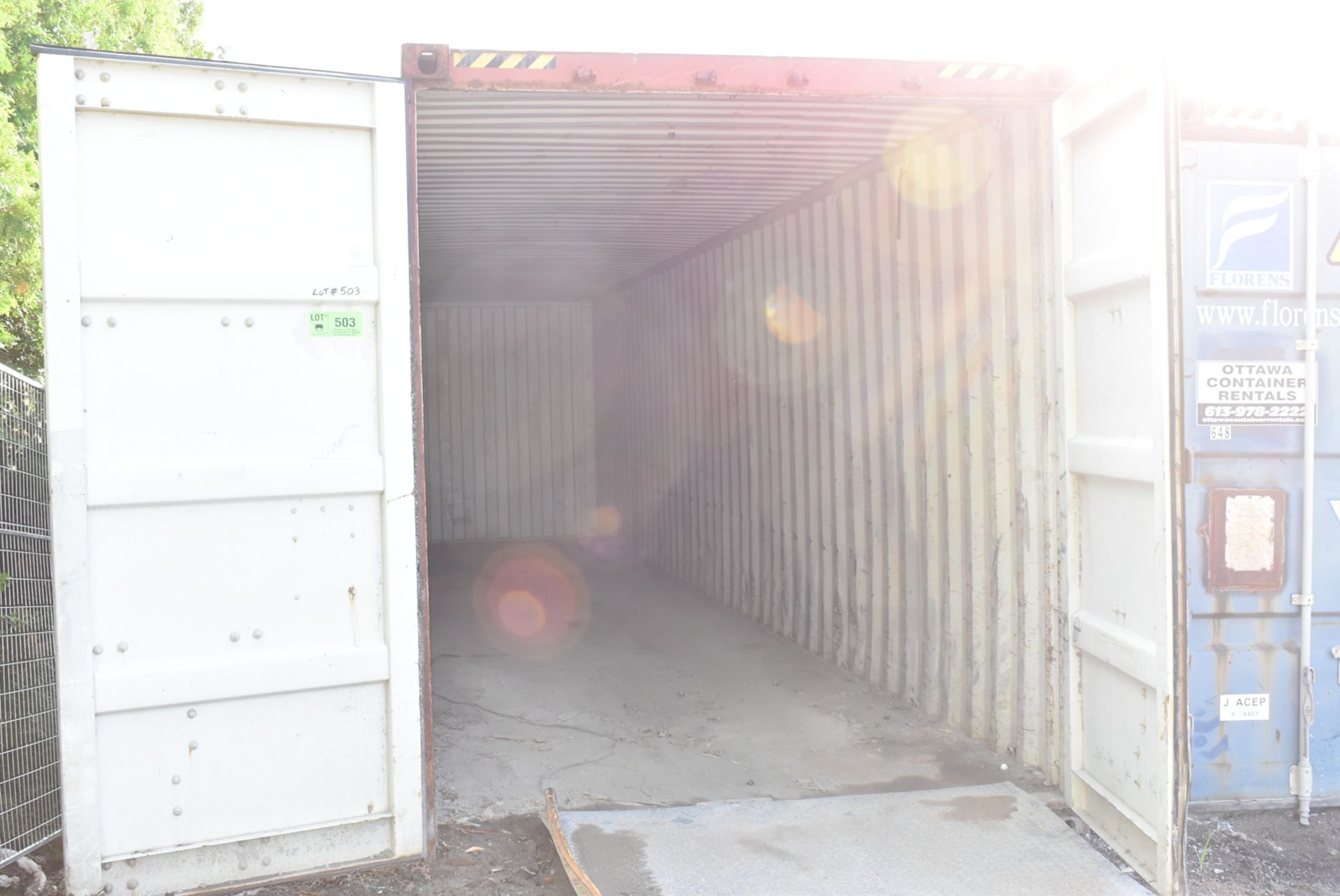 40' SEA CONTAINER (NO CONTENTS) (CI) - Image 2 of 2