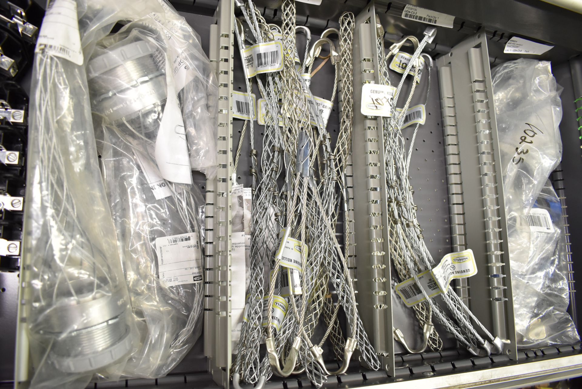 LOT/ CONTENTS OF DRAWER INCLUDING FUSE HOLDERS, CABLE NETTING, SPARE PARTS & MROs - Image 3 of 3