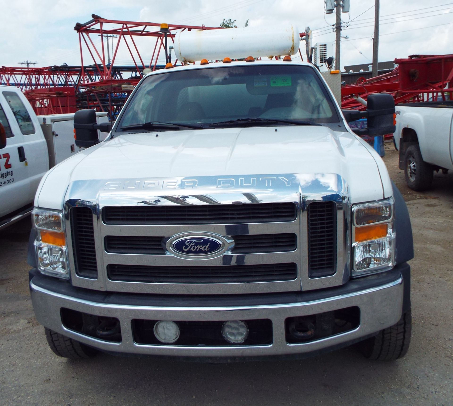 FORD (2008) F450 XLT SUPER DUTY EXTENDED CAB SERVICE TRUCK, V8 POWERSTROKE DIESEL ENGINE,
