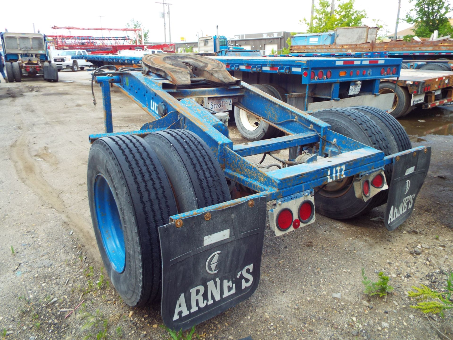 ASPEN (1986) 10-TON 5TH WHEEL, JEEP DOLLEY CONVERTER, SINGLE AXLE, VIN: 2A9JT1019GA037092, (UNIT - Image 3 of 4