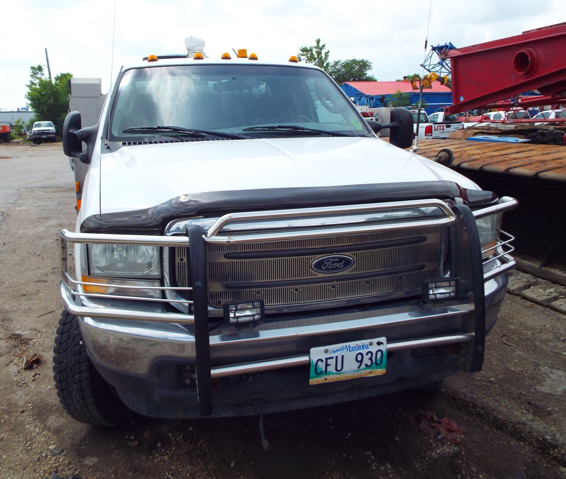 FORD (2004) F450 XLT SUPER DUTY EXTENDED CAB SERVICE TRUCK, POWERSTROKE V8 DIESEL ENGINE,