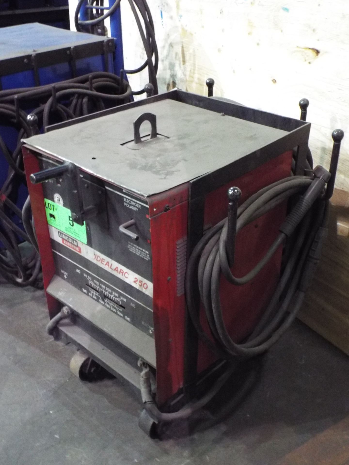 LINCOLN ELECTRIC IDEALARC 250 STICK WELDER WITH CABLES AND GUN, S/N: N/A - Image 2 of 2