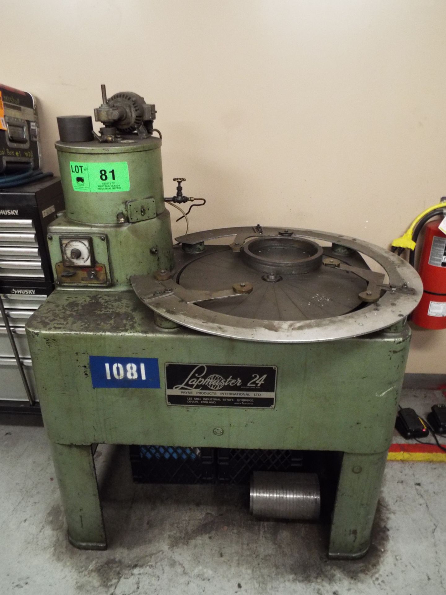 PAYNE LAPMASTER 24 LAPPING TABLE, S/N: N/A (CI)