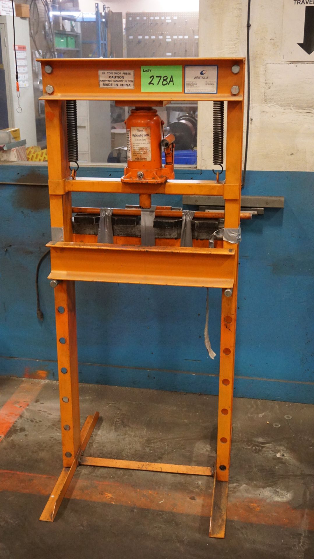 20 TON H-FRAME SHOP PRESS