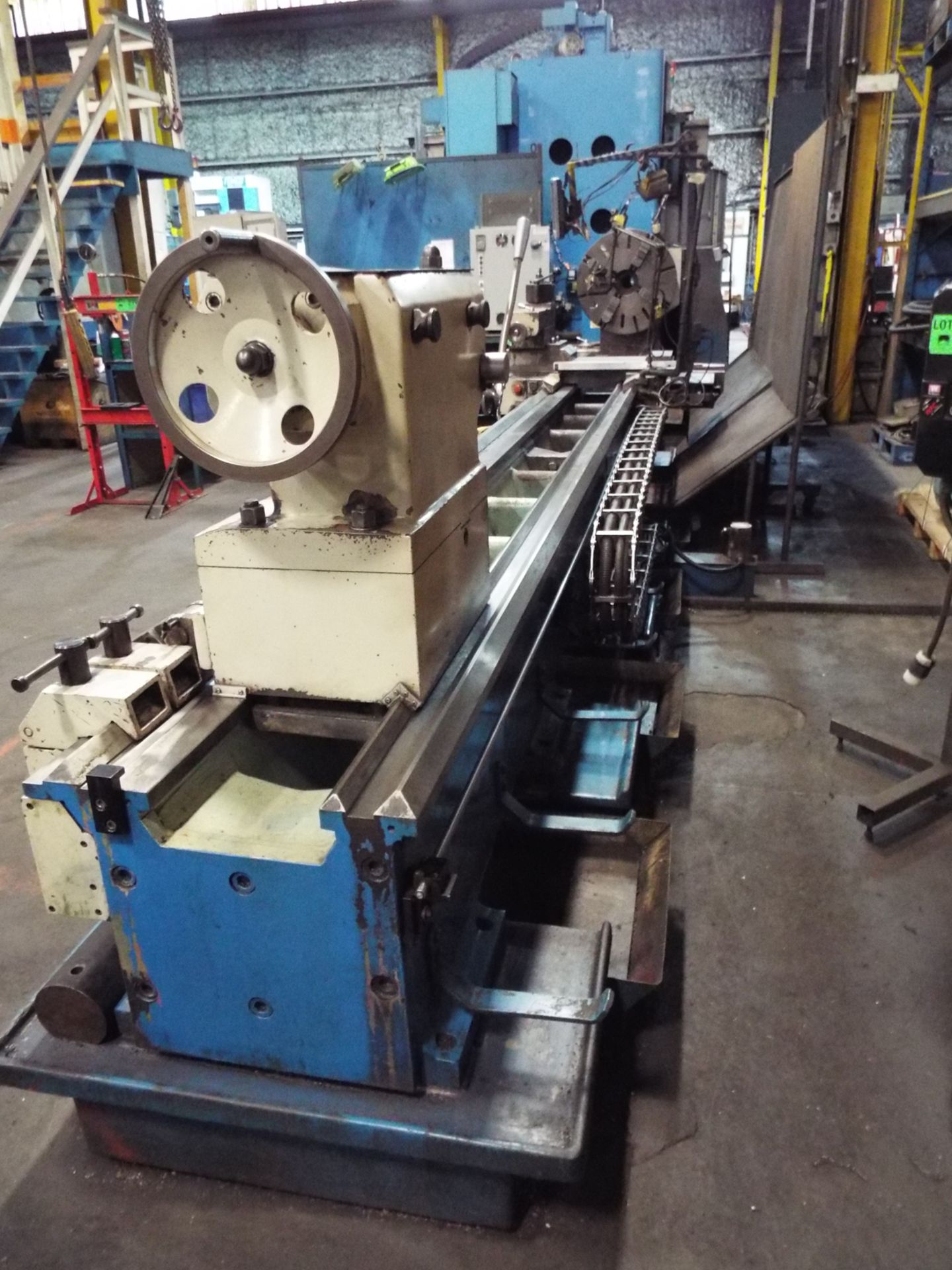 POREBA TPK 110X6 GAP BED ENGINE LATHE WITH 44" SWING OVER BED, 250" BETWEEN CENTERS, 4" SPINDLE - Image 8 of 8