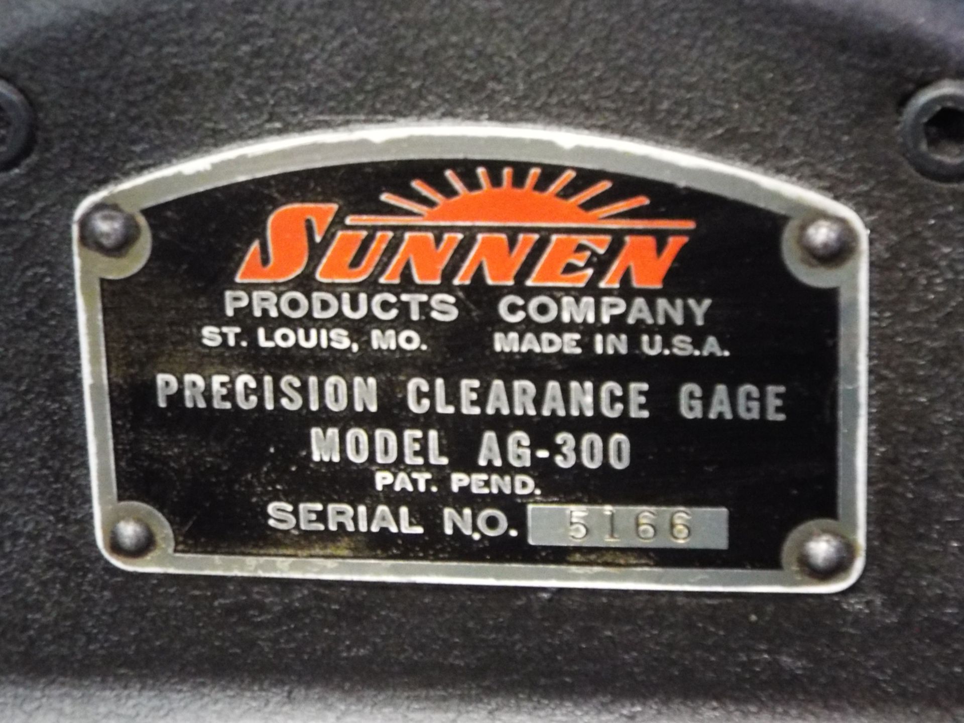 SUNNEN MBB 1600 PRECISION HONING MACHINE, S/N: 10176 (CI) - Image 4 of 5