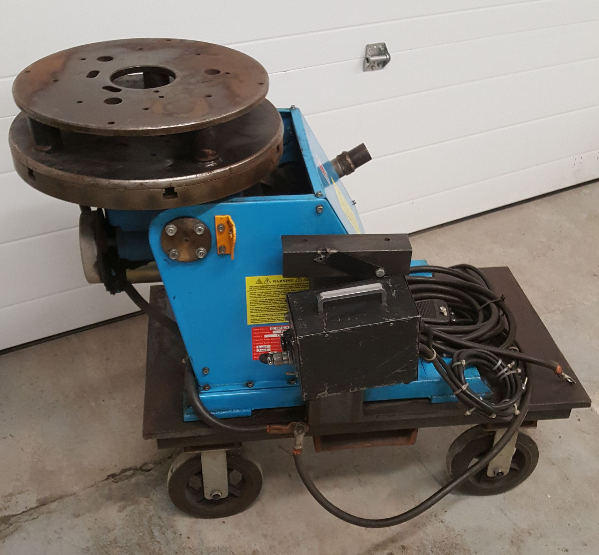 ALL-FAB CORP 17" ROTARY TURN TABLE WELDING POSITIONER WITH 500LBS. CAPACITY S/N: N/A - Image 3 of 6