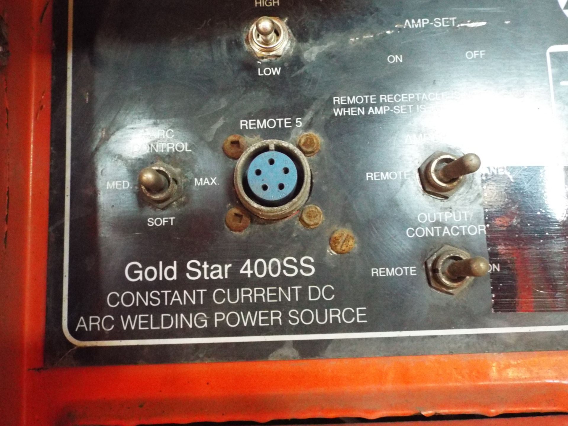 MILLER GOLD STAR 400SS ARC WELDING POWER SOURCE - Image 3 of 4
