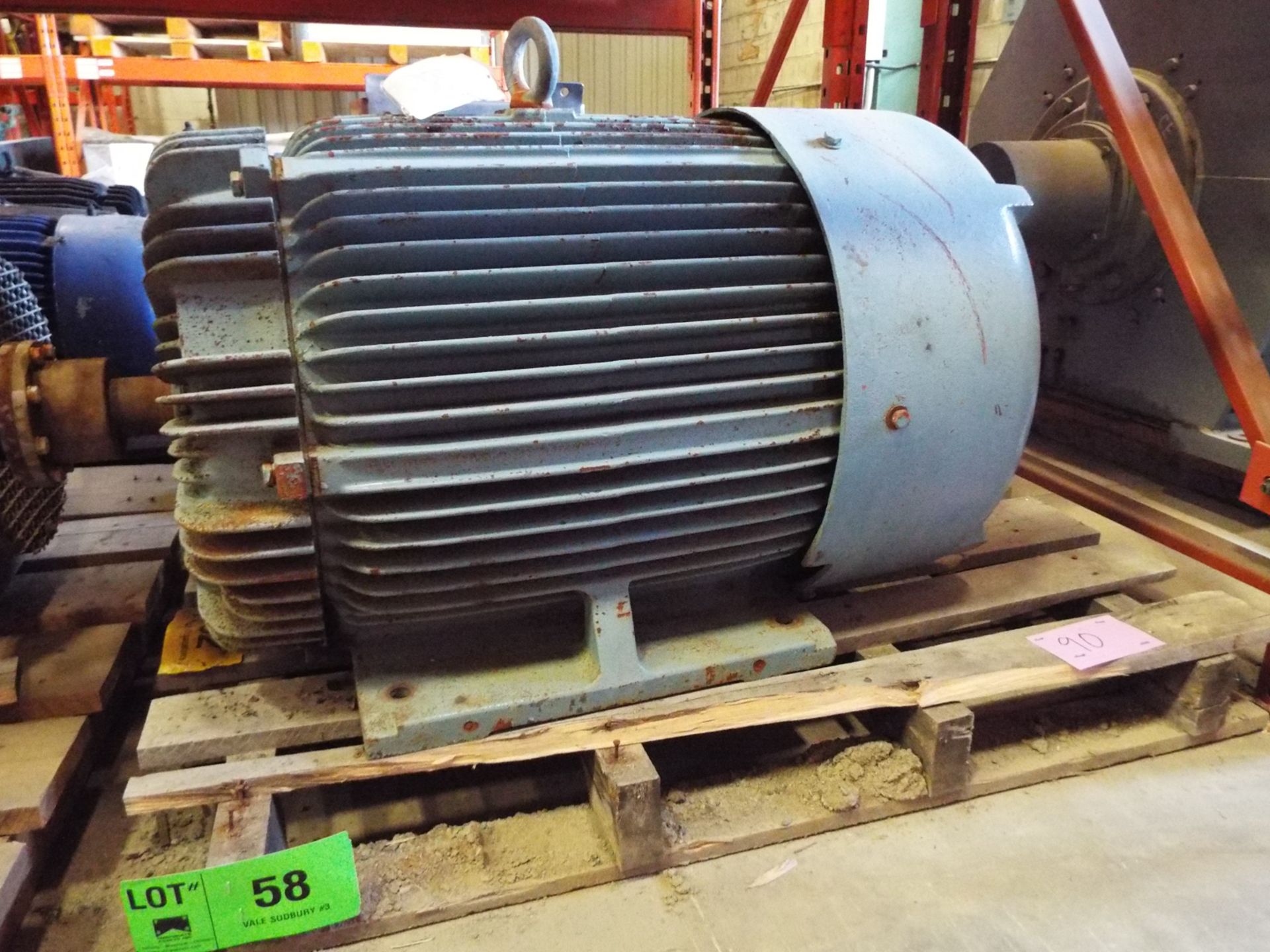 TECO 150HP ELECTRIC MOTOR, 575V/3PH/60HZ