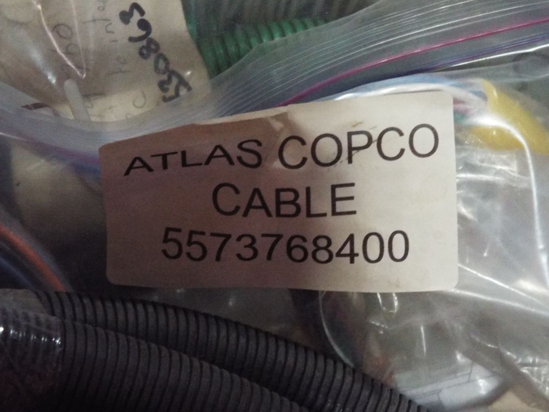 LOT/ ATLAS COPCO PARTS INCLUDING BUSHING STEEL, CONE, BAT CABLE, AND OTHER CABLES/HARNESSES - Image 16 of 16