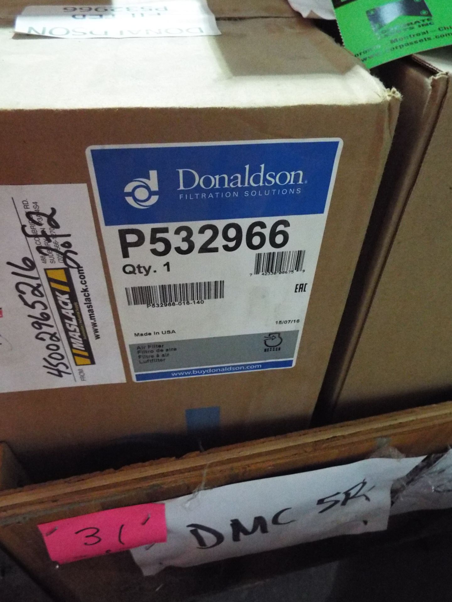 LOT/ DONALDSON FILTERS INCLUDING P532509, P533882, P182064, P119778, P532504, P532966, - Image 8 of 8