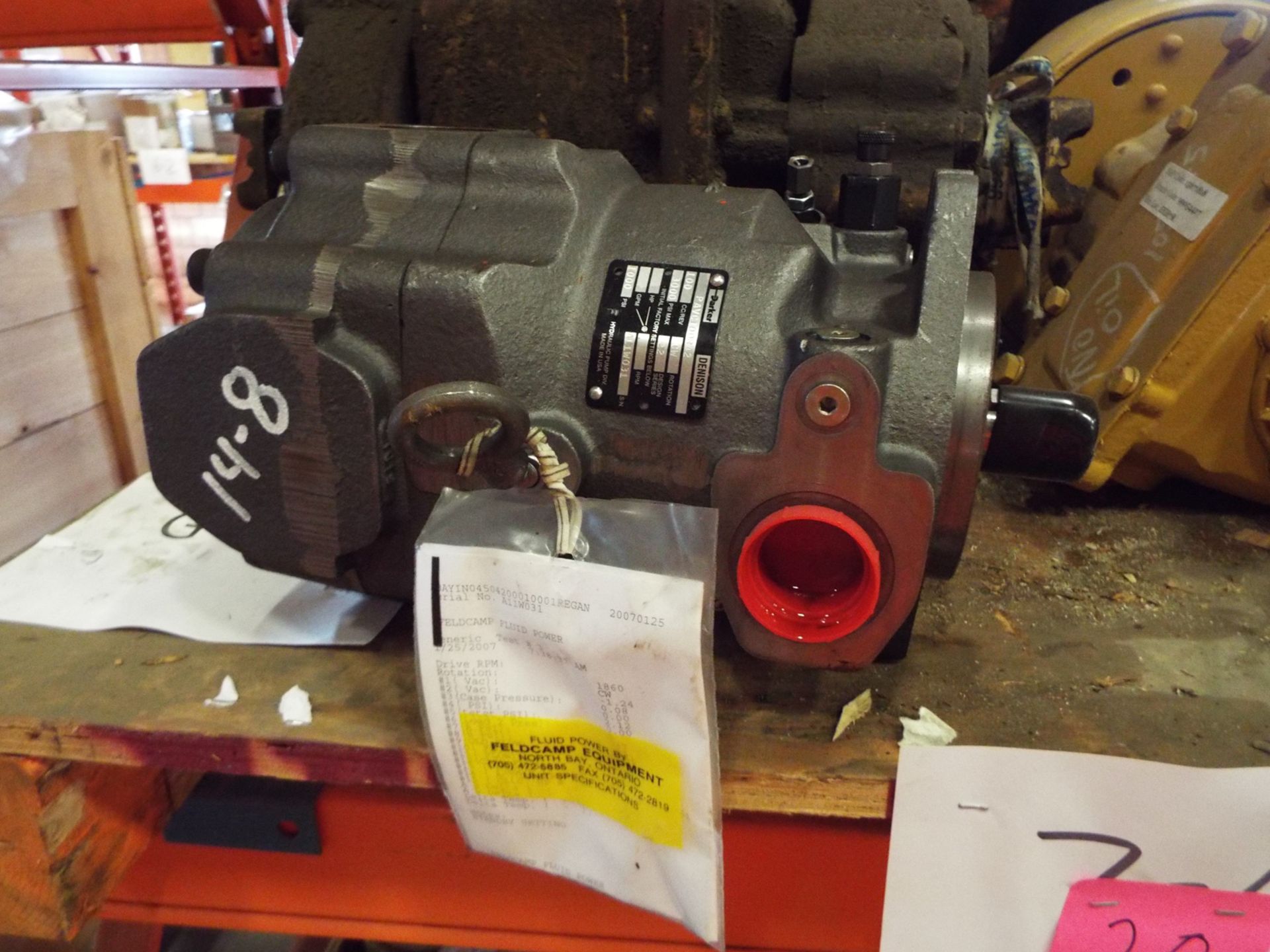 LOT/ TIMBERJACK TRANSFER CASE, PARKER PAVC100R42 PUMP WITH 3000 PSI MAX, & PUMPS - Image 4 of 8