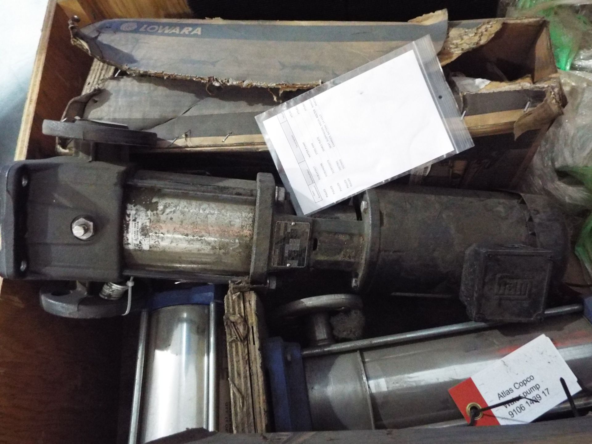 LOT/ ATLAS COPCO PUMPS - Image 4 of 4