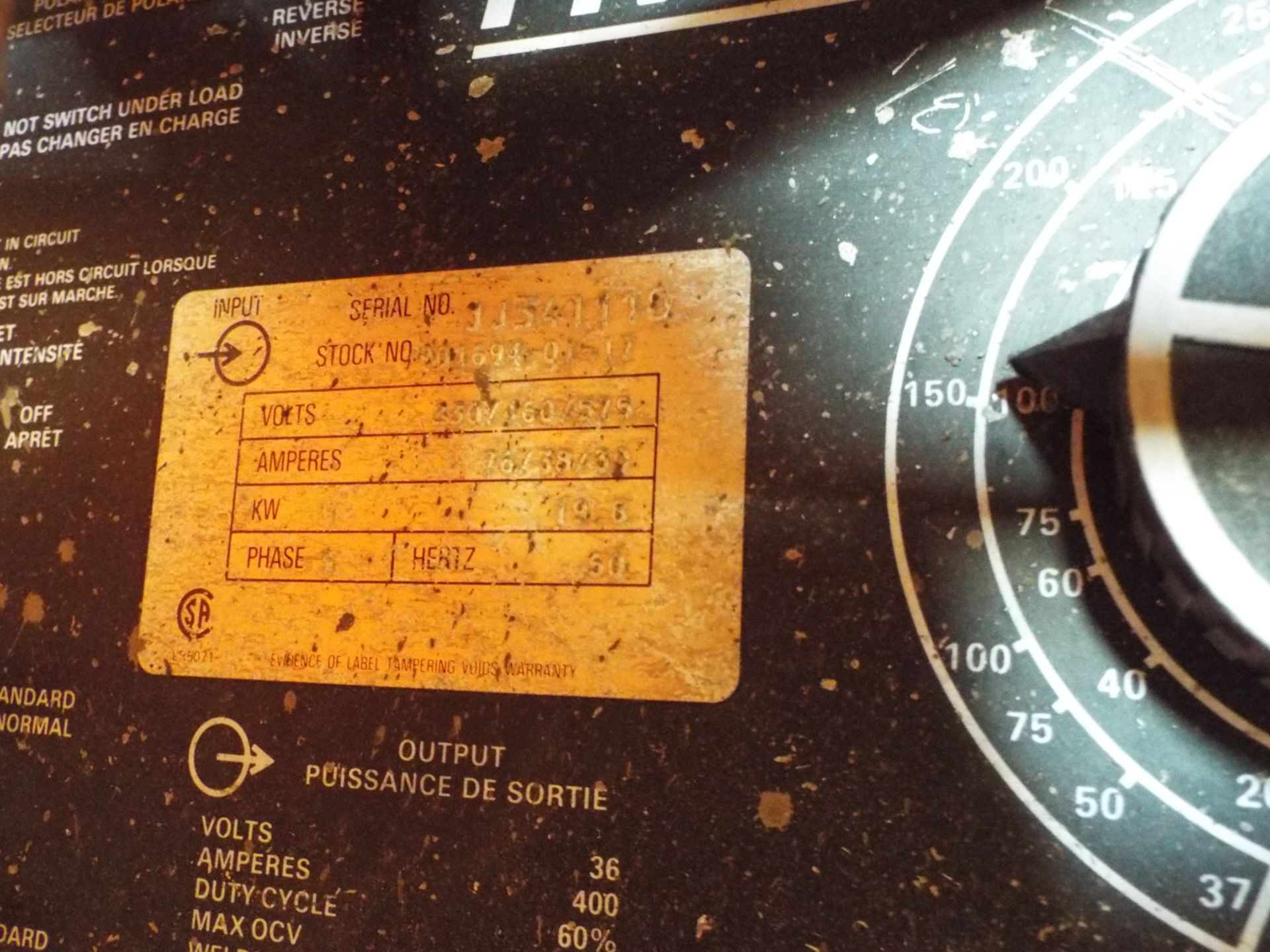 PROLINE ARC WELDING POWER SOURCE - Image 3 of 4