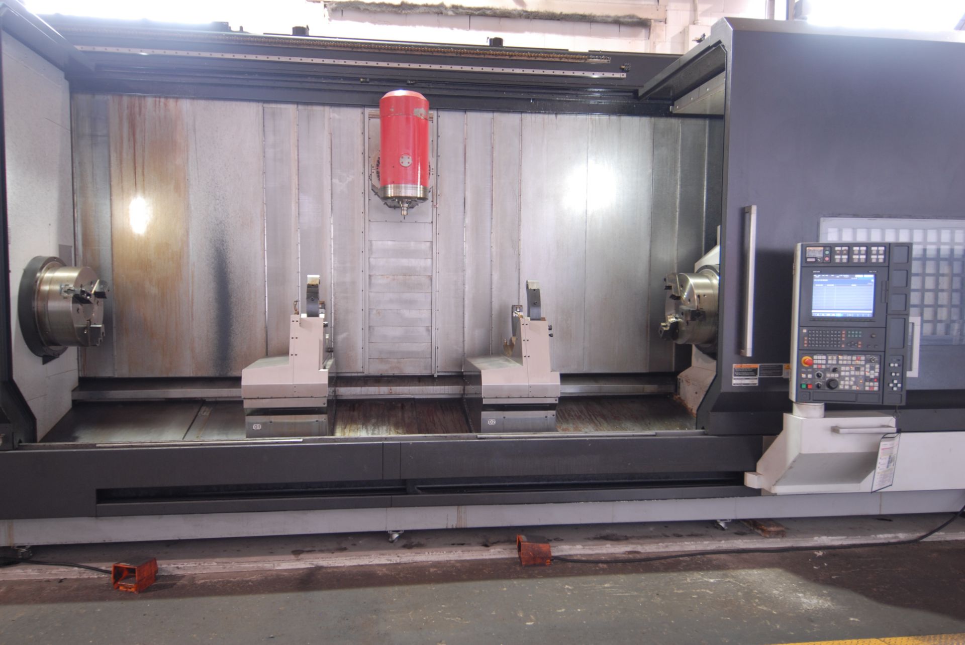 MORI-SEIKI (2009) NT6600DCG/4000CS CNC TWIN SPINDLE SIMULTANEOUS 5-AXIS INTEGRATED MILL TURN - Image 9 of 11