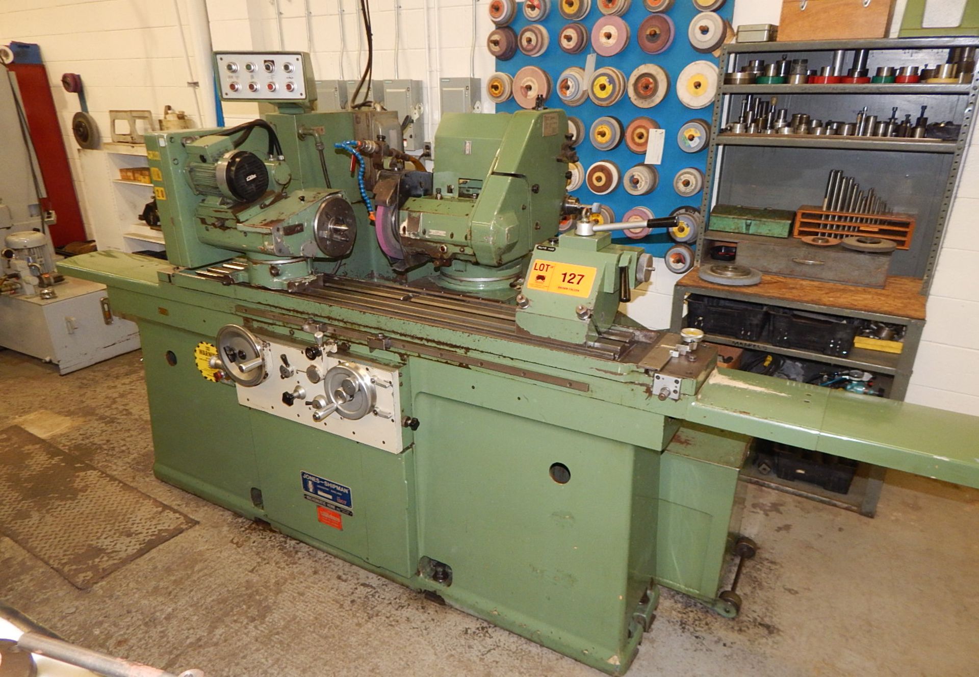 JONES & SHIPMAN 1307 UNIVERSAL I.D/O.D CYLINDRICAL GRINDER, S/N: 96585 (CI) [RIGGING FEE FOR LOT # - Image 2 of 7