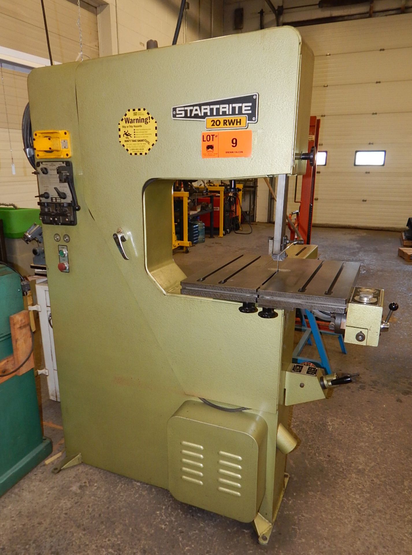 STARTRITE 20RWH VERTICAL BAND SAW WITH STARTRITE BLADE WELDER, S/N: 110469 (CI) [RIGGING FEE FOR LOT - Image 2 of 5