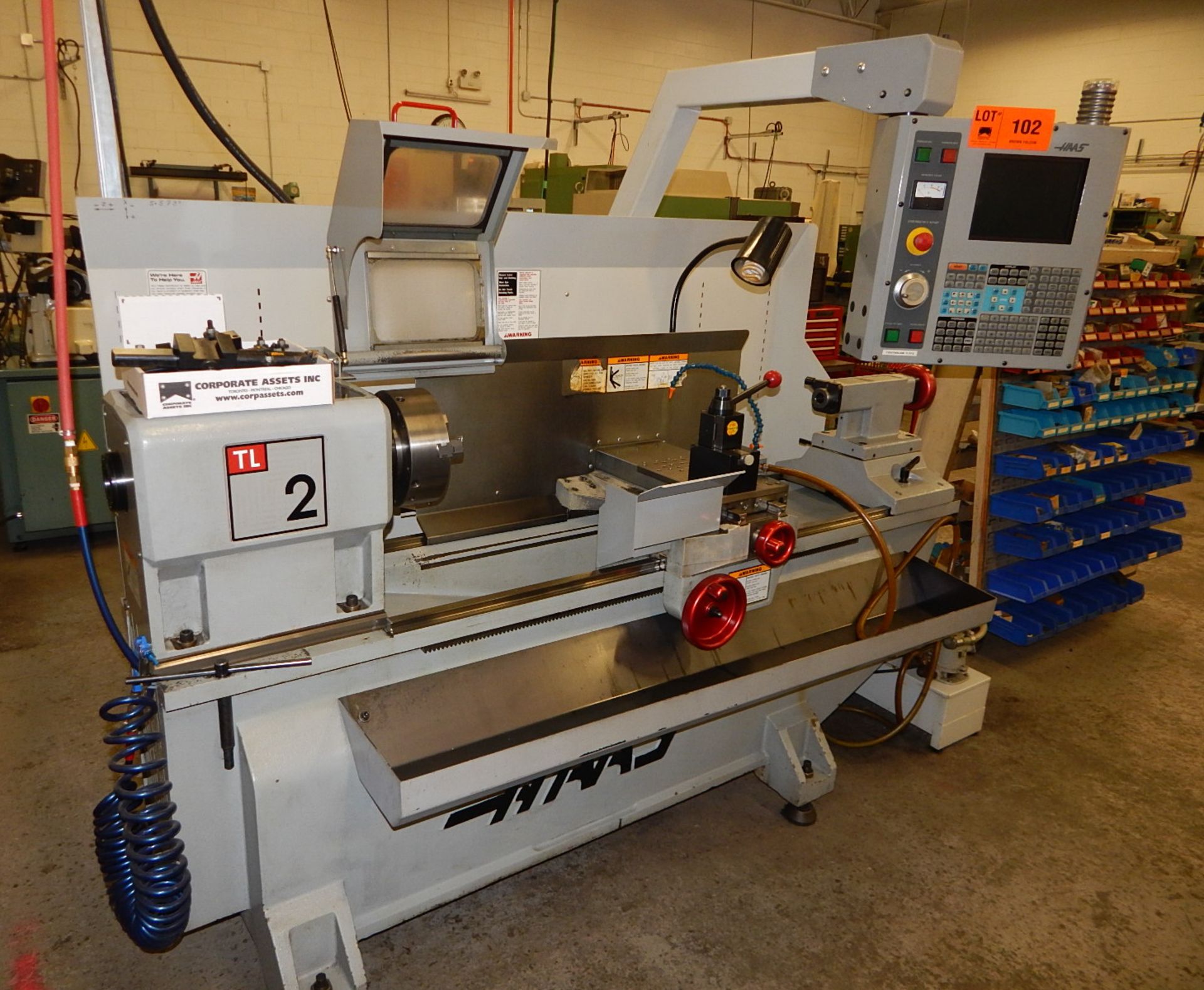 HAAS (02/2005) TR2 CNC LATHE WITH HAAS CNC CONTROL, 28" SWING, 52" BETWEEN CENTERS, 2.75" SPINDLE - Image 3 of 7