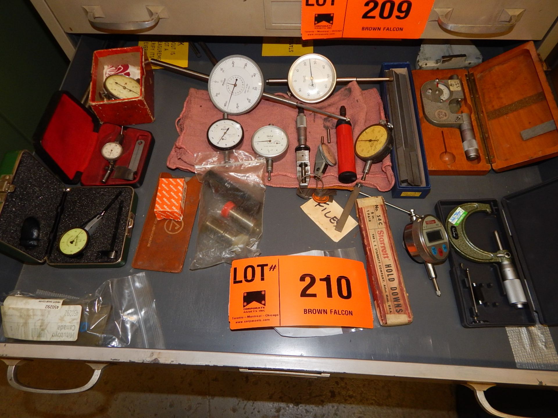 LOT/ CONTENTS OF DRAWER - INSPECTION EQUIPMENT