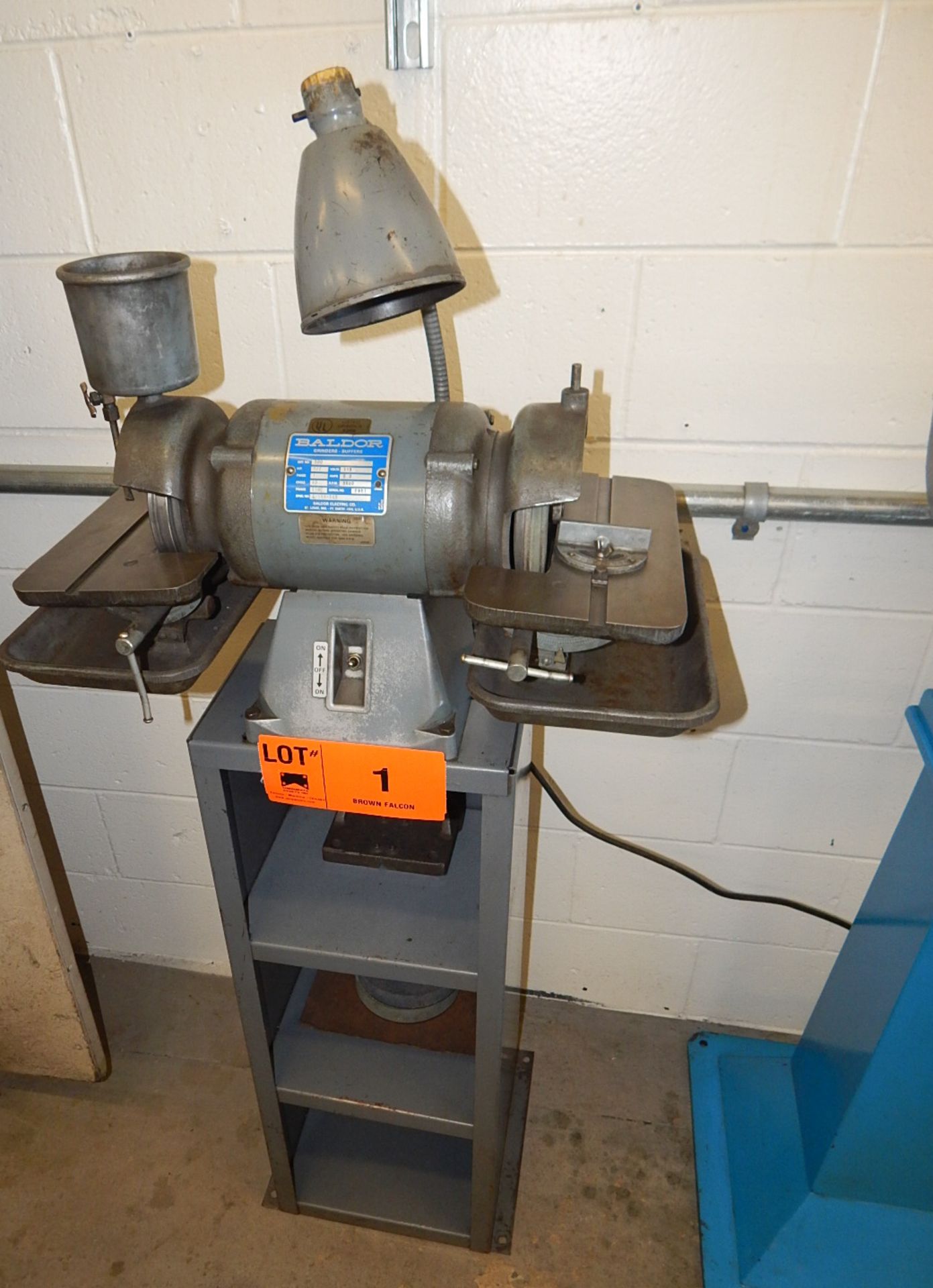 BALDOR DOUBLE END PEDESTAL GRINDER